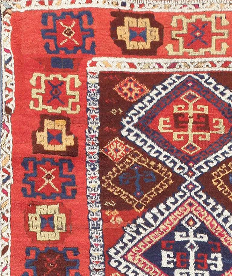 Antique Turkish Yuruk runner, Turkey, circa 1880. Size: 3 ft 4 in x 8 ft 4 in (1.02 m x 2.54 m)

This antique Turkish Yuruk runner features an exciting, Traditional Design. Runner rugs such as this Fine piece are valued by collectors and admirers