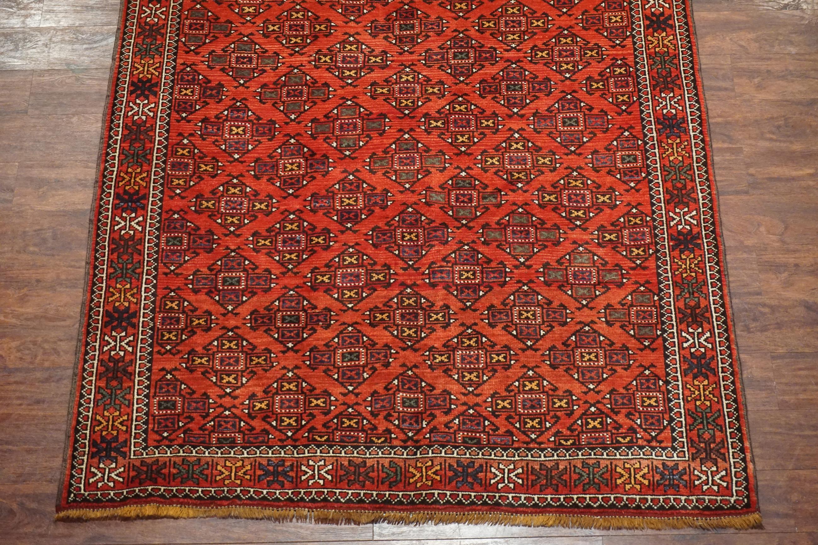 Antique Tribal Turkoman Gallery Runner, circa 1940 In Excellent Condition For Sale In Laguna Hills, CA