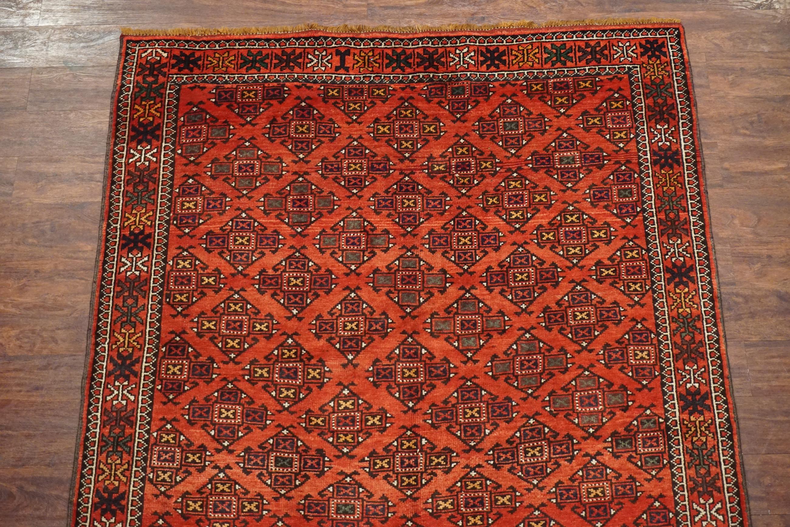 Mid-20th Century Antique Tribal Turkoman Gallery Runner, circa 1940 For Sale