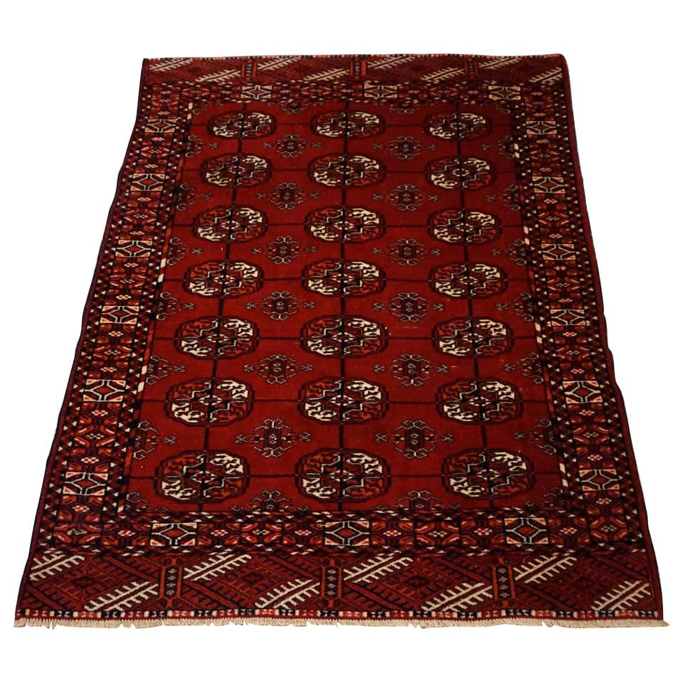 Bohara Rug Traditional Bokhara Vintage Rug, Handmade Carpet Wool Rug for Bedroom ...
