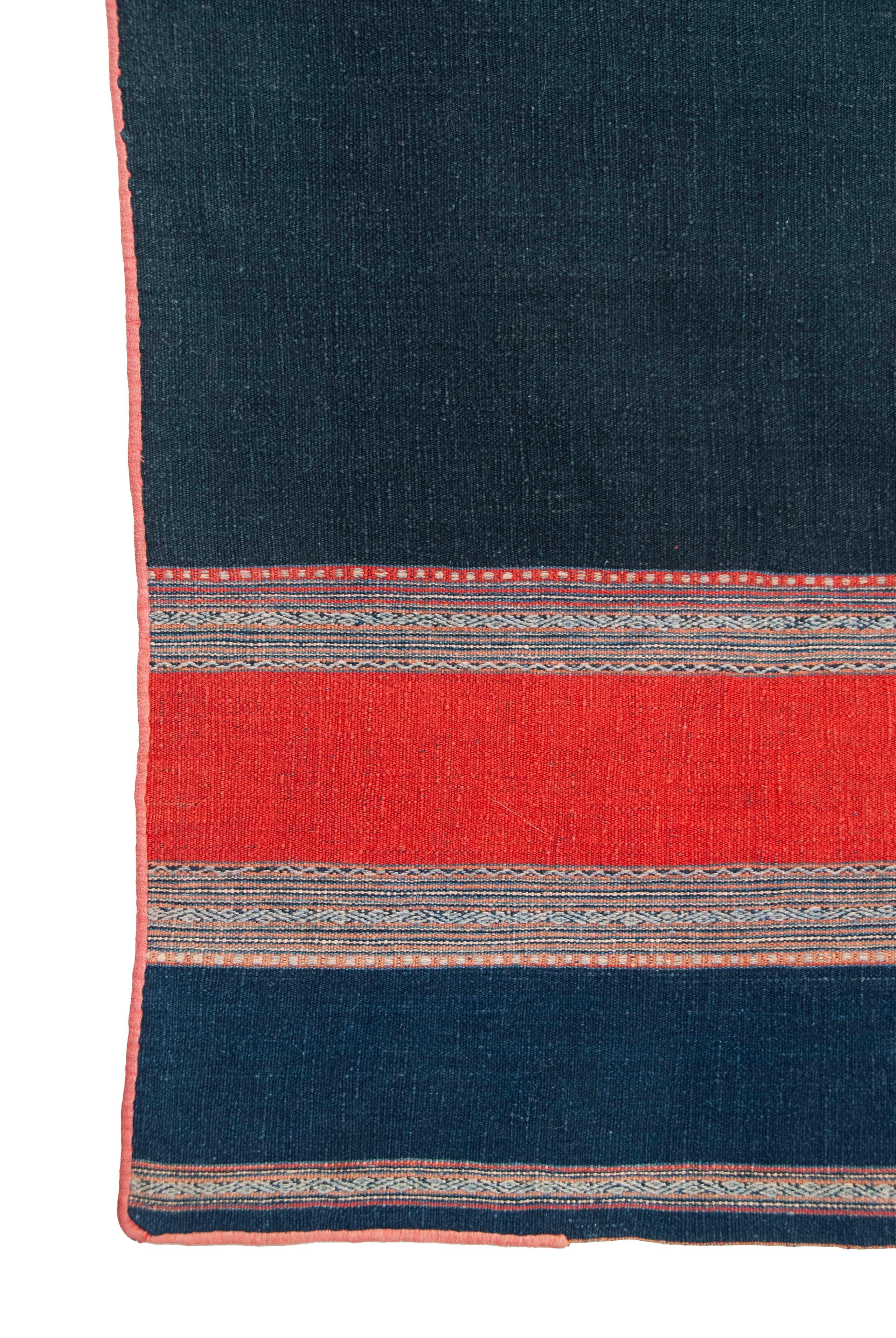 Vegetable Dyed Antique Tribal Woman’s Skirt Cloth, Central Highlands, Vietnam For Sale