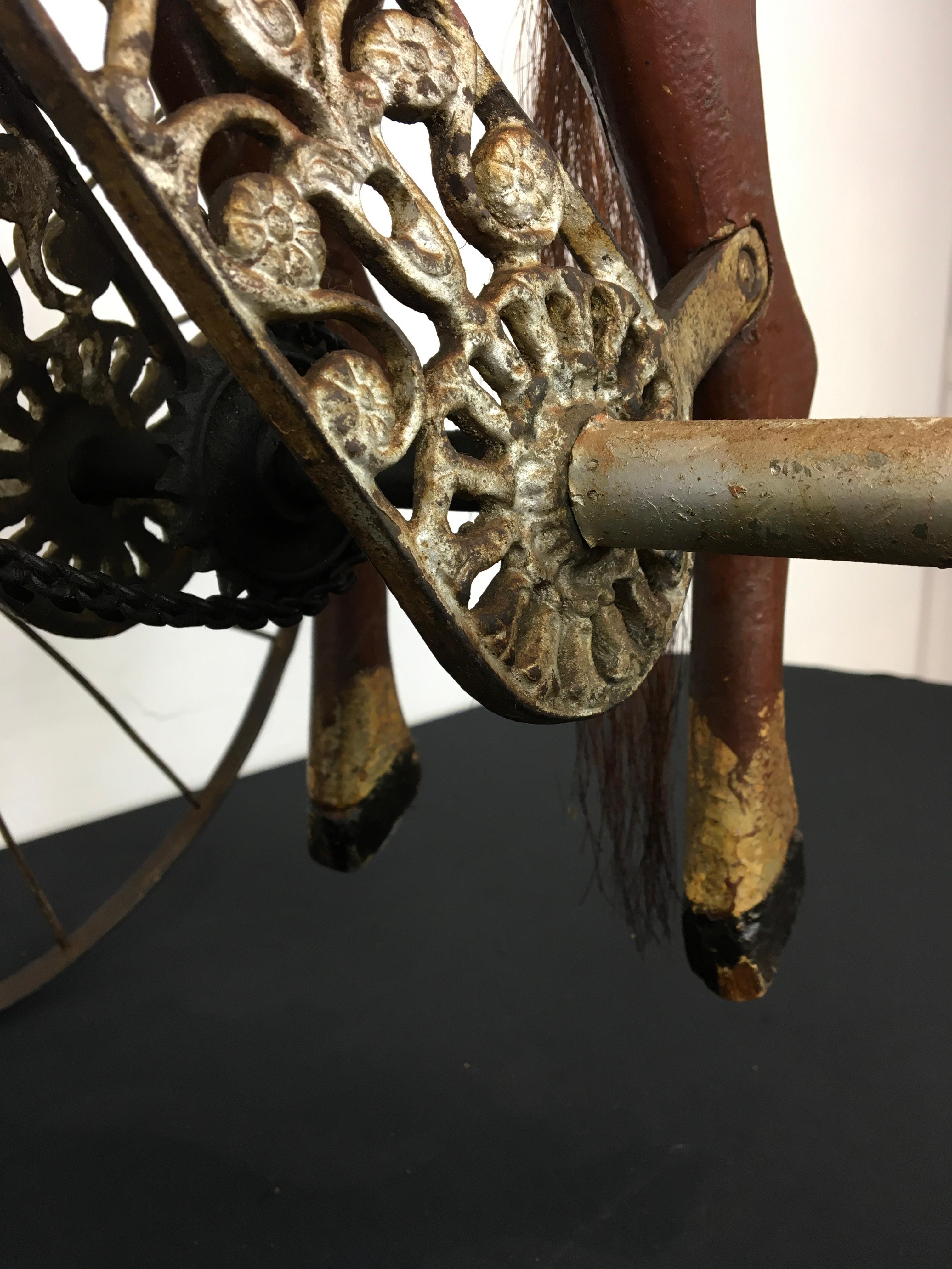 Antique Tricycle Horse Toy  For Sale 4