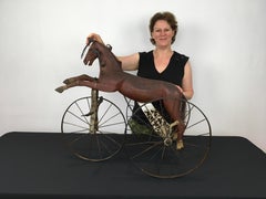Antique Tricycle Horse Toy