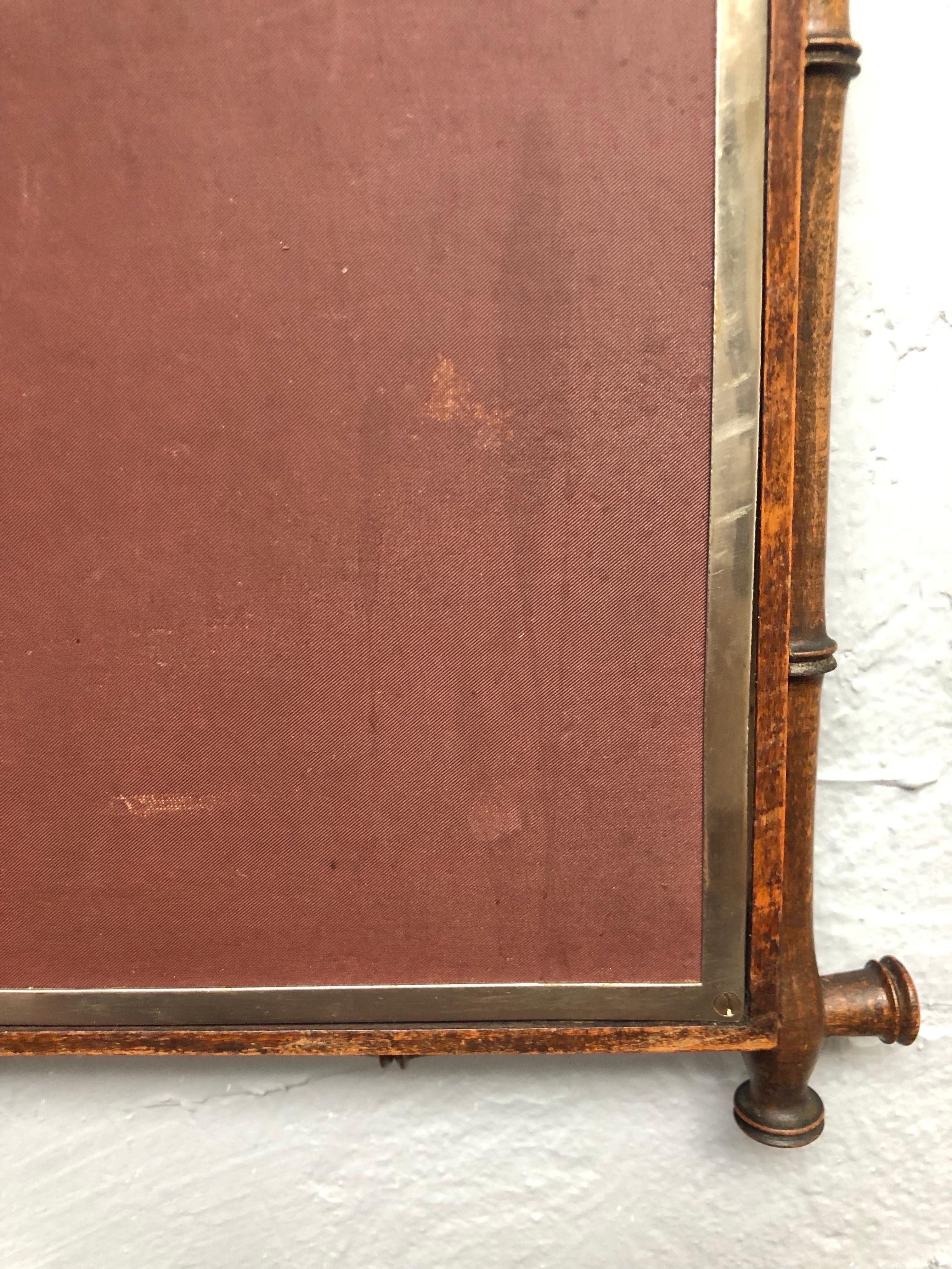Antique Triptych Mirror from the 1800s For Sale 4