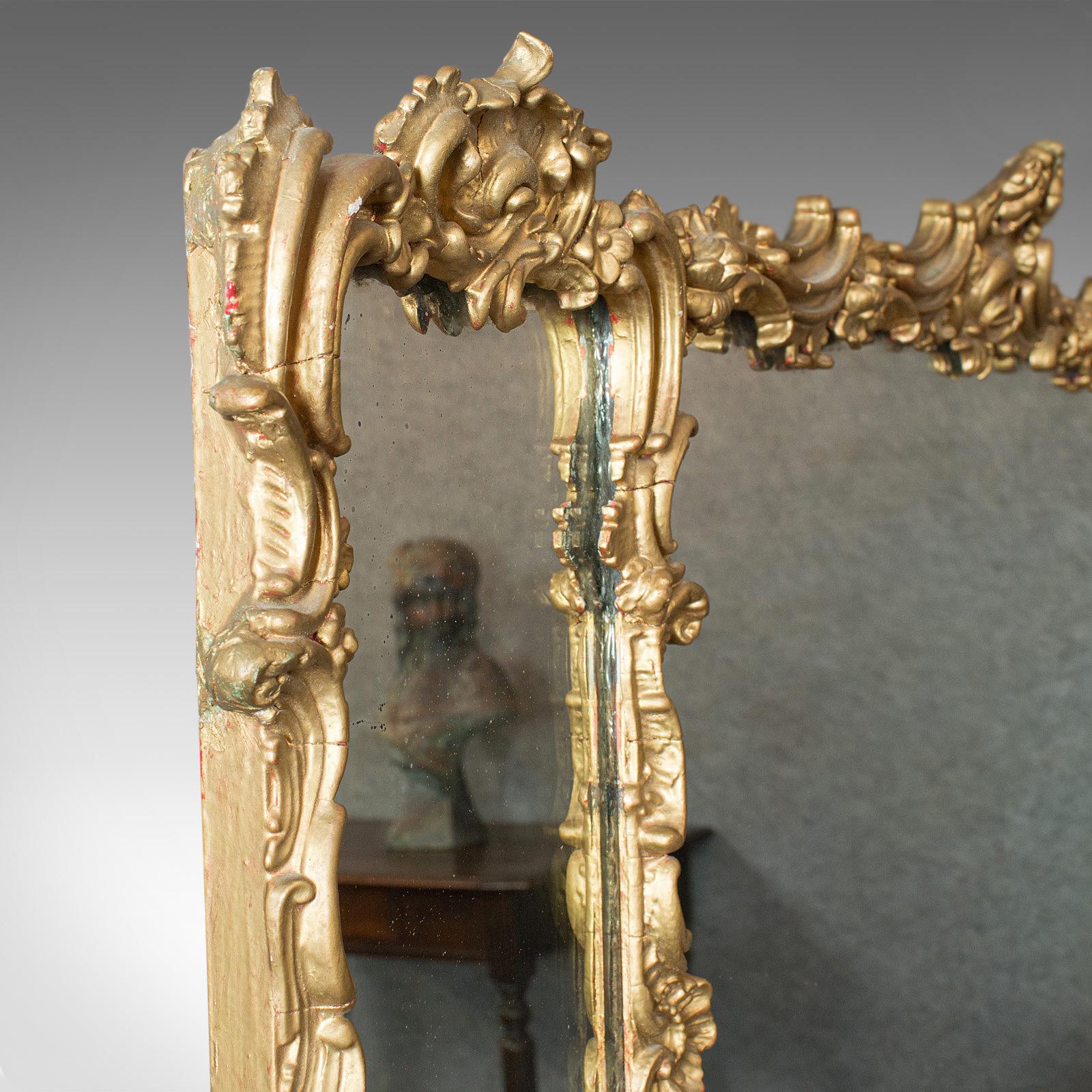 antique overmantle mirrors