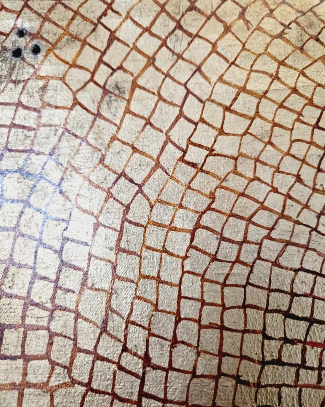 Antiguo tríptico de grandes óleos religiosos en venta 2