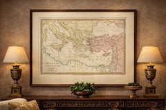 Antique Trojan War Map – Bellum Trojanum Mediterranean, Wilkinson 1815