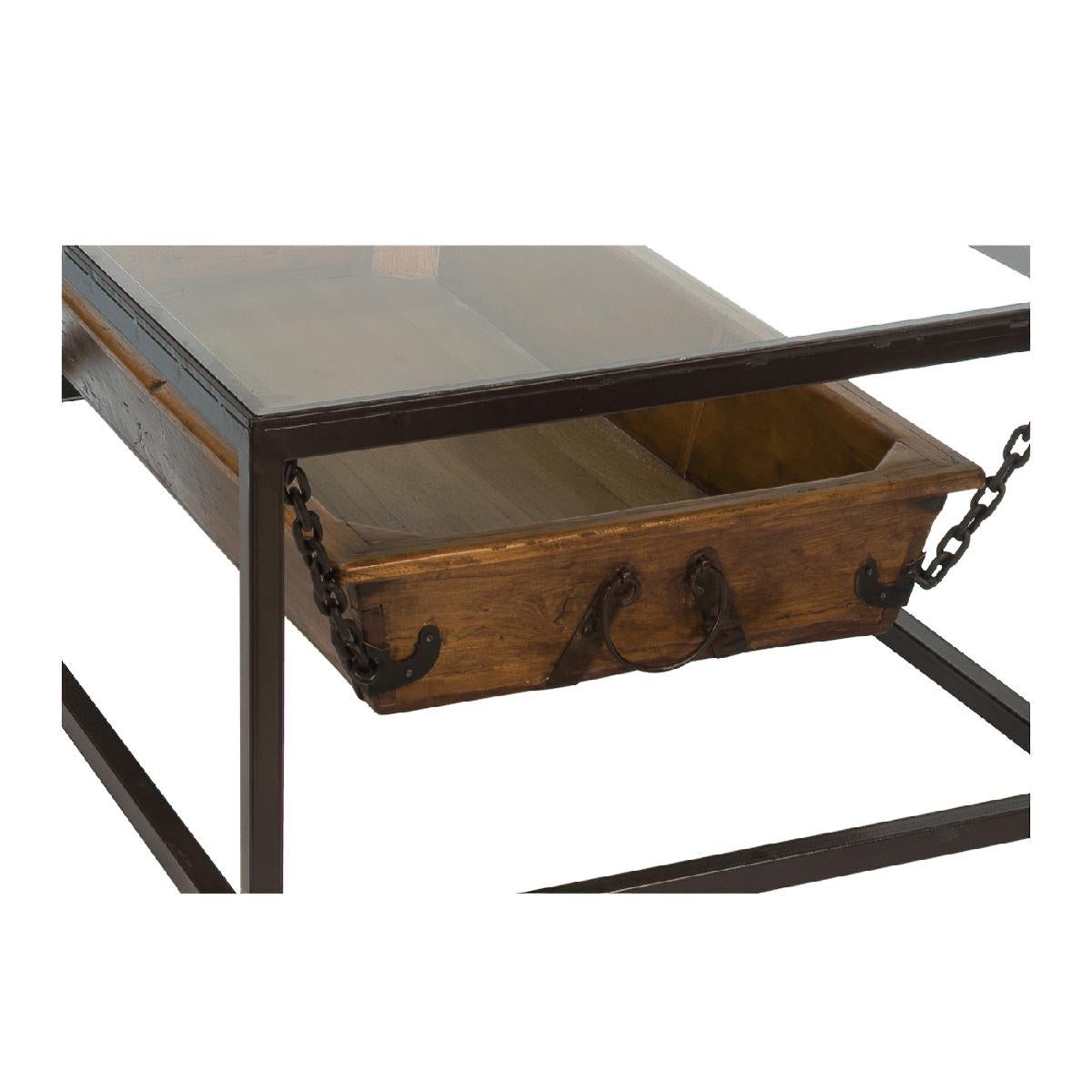 Industrial Antique Trough Coffee Table