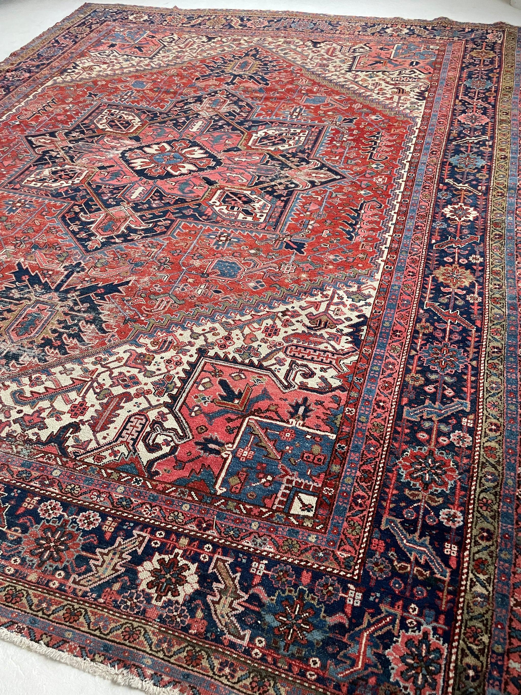 Antique True King Mighty Iconic Karaja Rug, circa 1920's For Sale 7