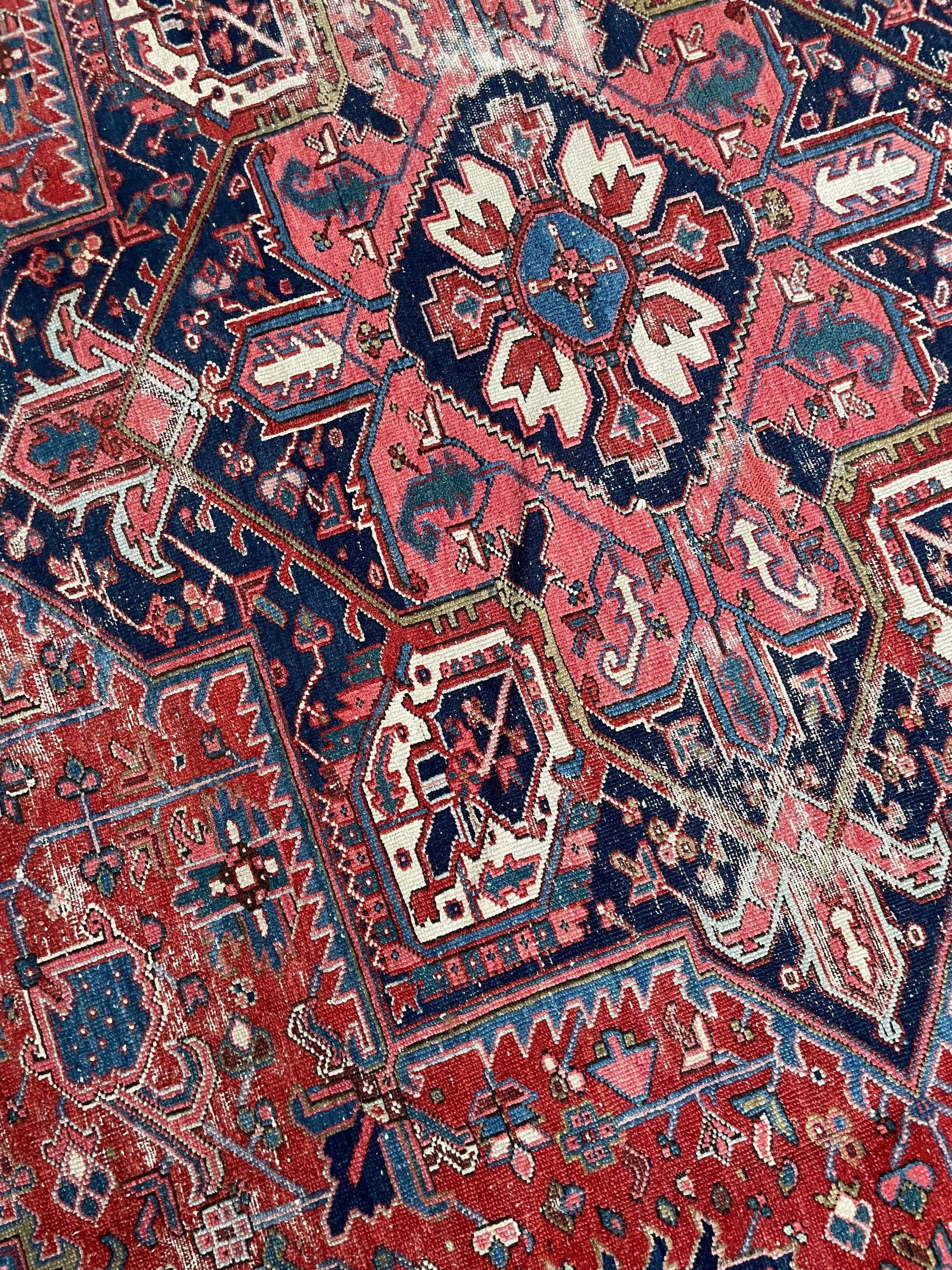 Antique True King Mighty Iconic Karaja Rug, circa 1920's For Sale 8