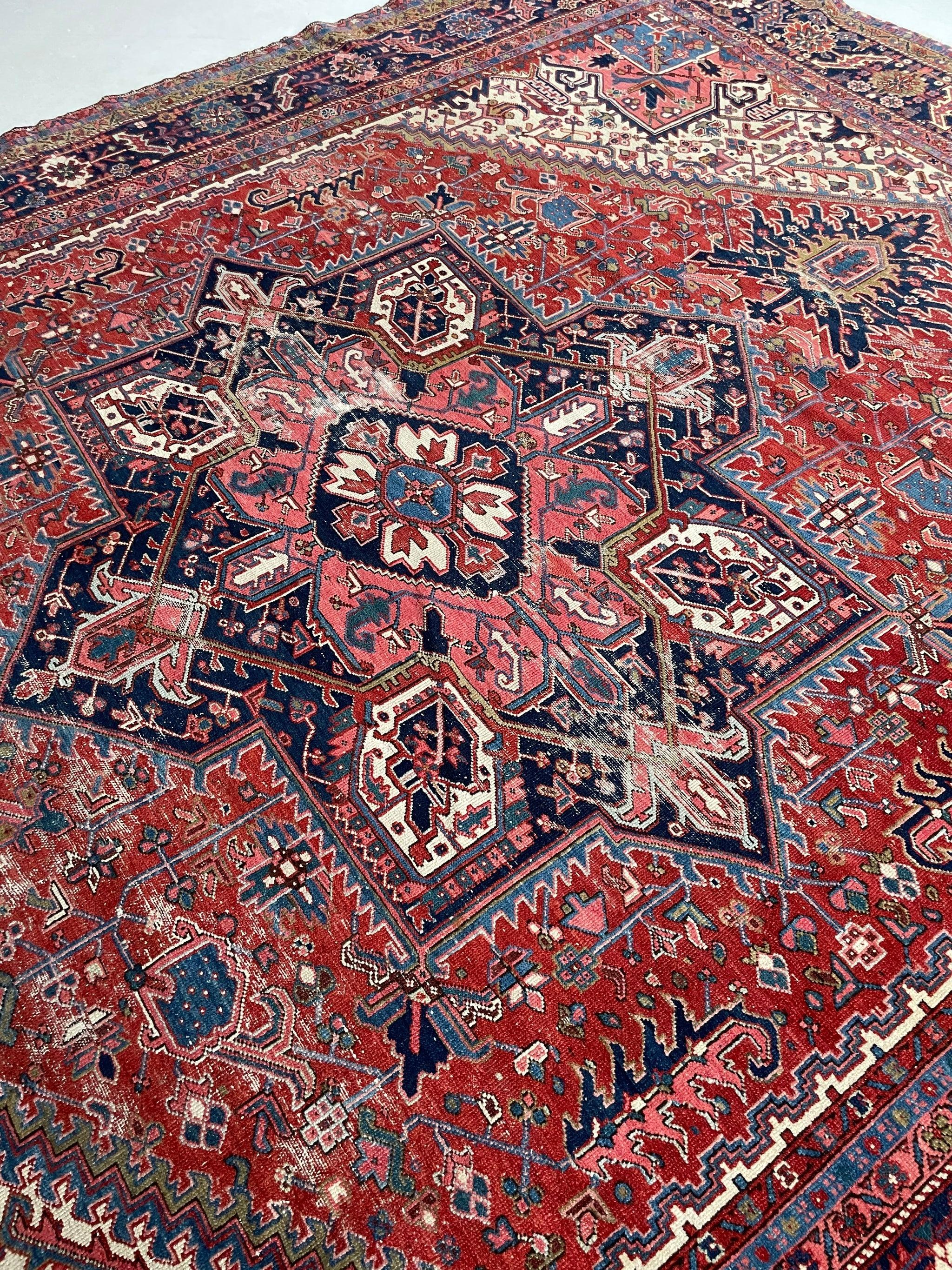 Antique True King Mighty Iconic Karaja Rug, circa 1920's For Sale 11