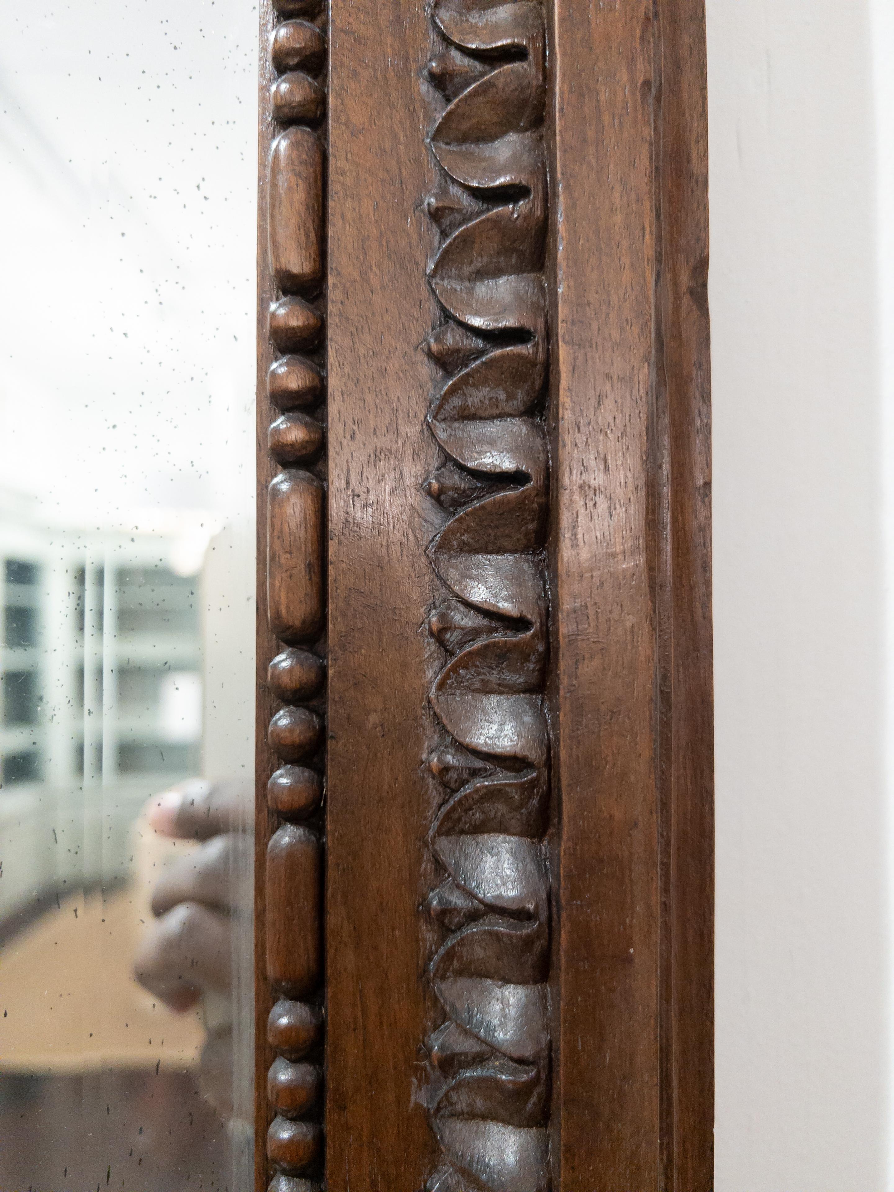 Antiker Trumeau-Spiegel mit Wandteppich-Paneel (20. Jahrhundert) im Angebot