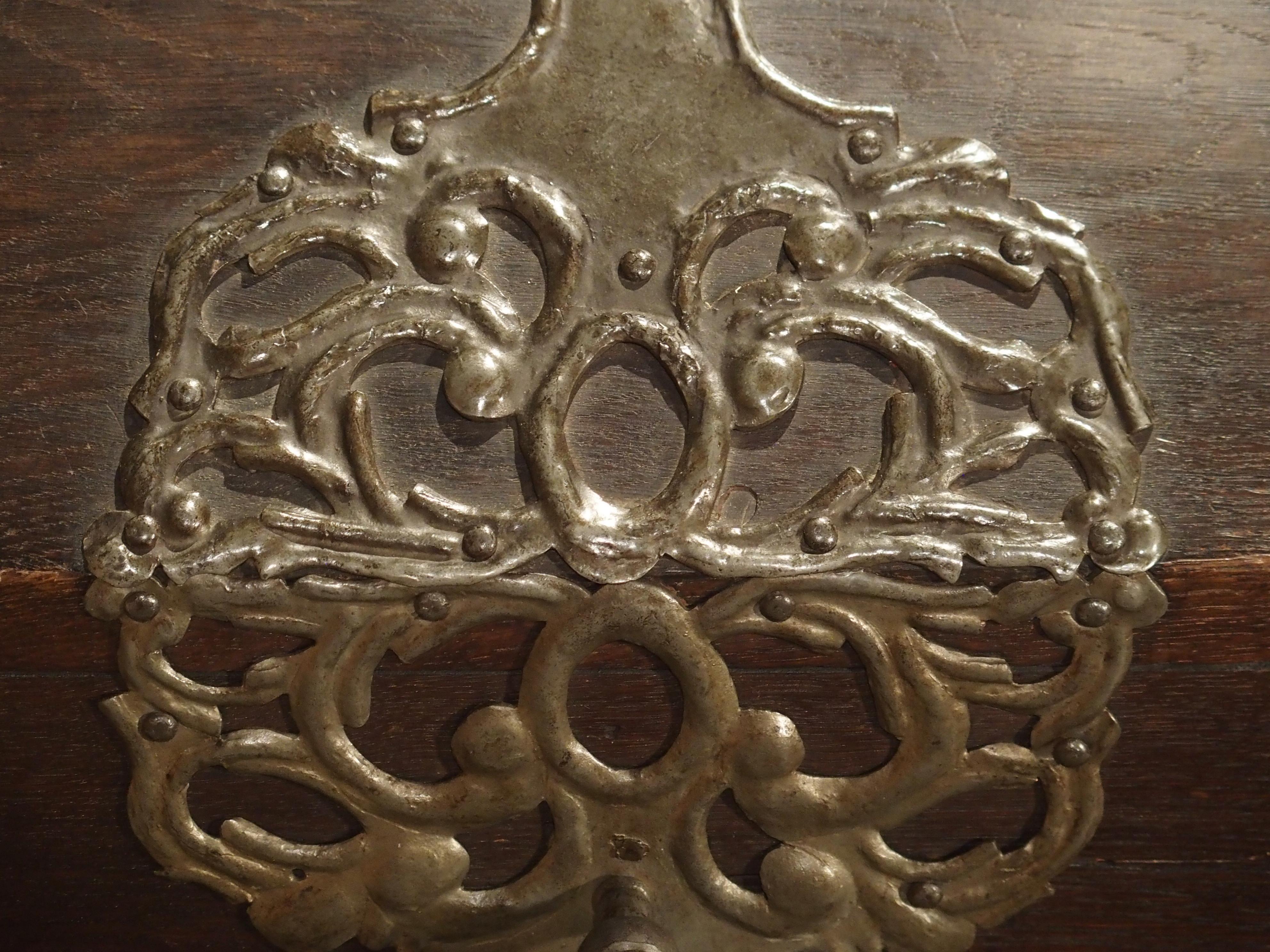 Antique Trunk with Polished Wrought Iron Strappings, Northern Germany circa 1720 13