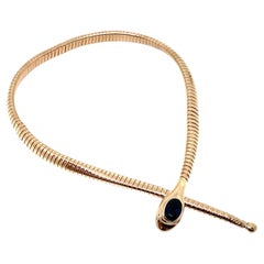 Antique Tubogas Snake Necklace
