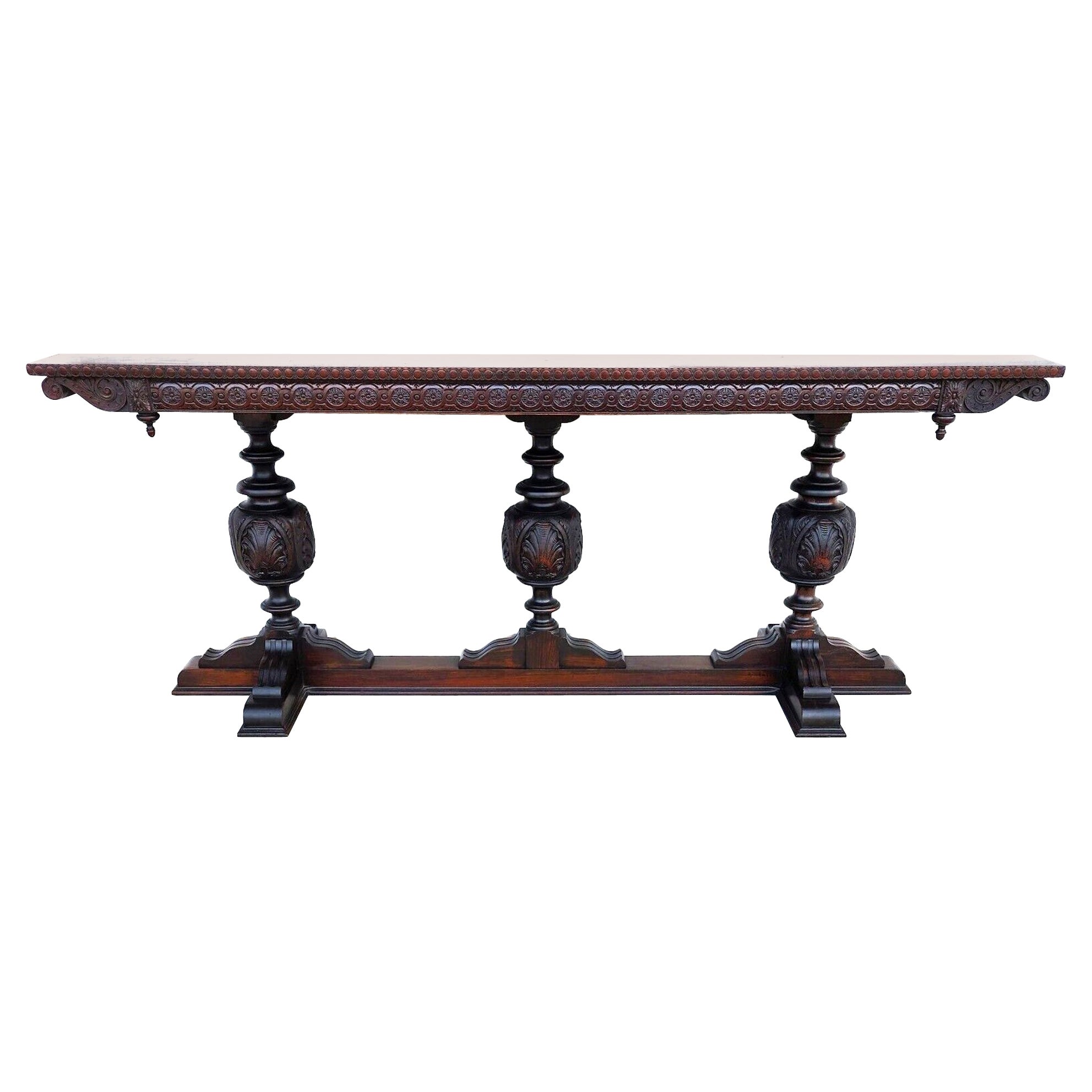 Antique Tudor Console Table Hall Sofa