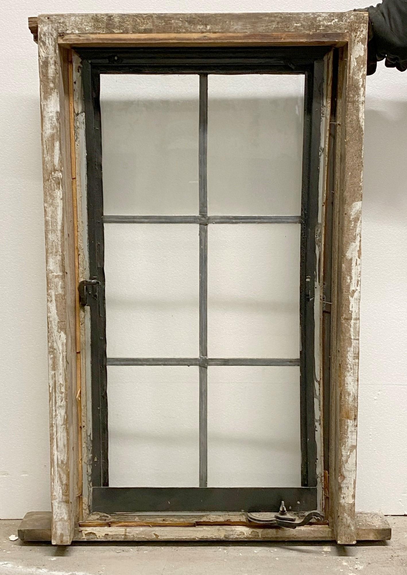 Antique Tudor Encasement Windows W/ Steel Frame Qty Available 5