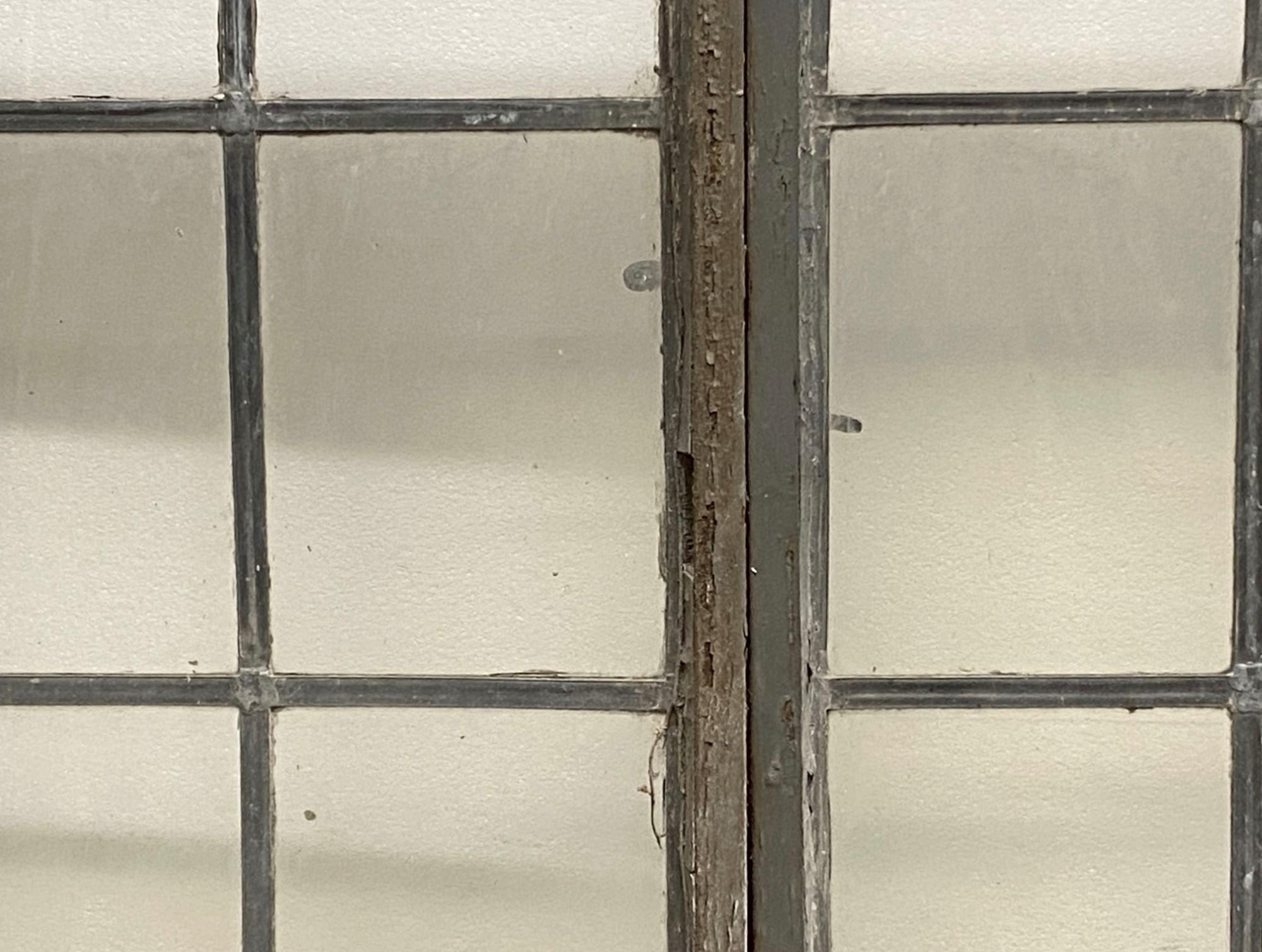 Glass Antique Tudor Encasement Windows W/ Steel Frame Qty Available