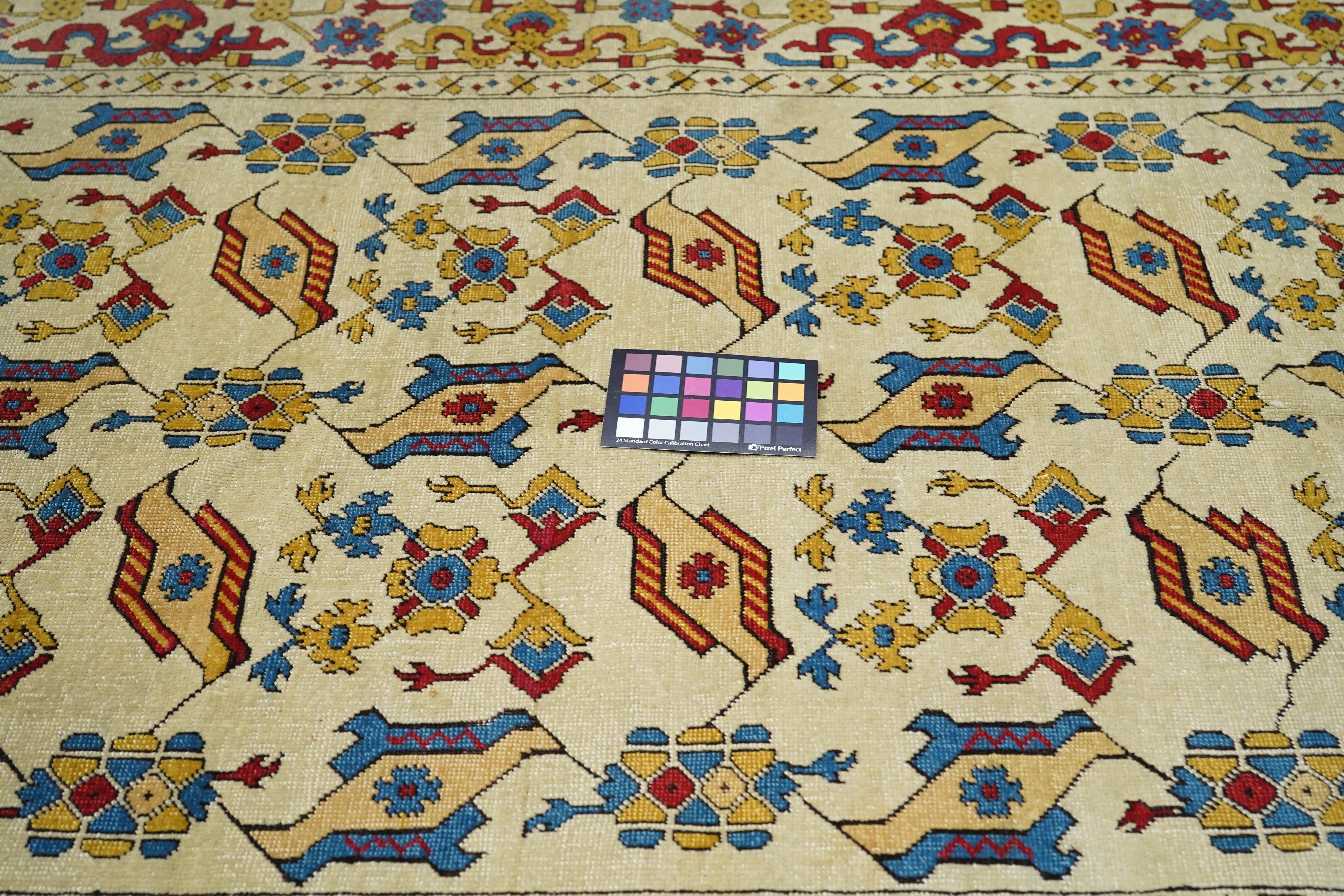 Romanian Antique Tuduk Rug 4'1'' x 6'2'' For Sale