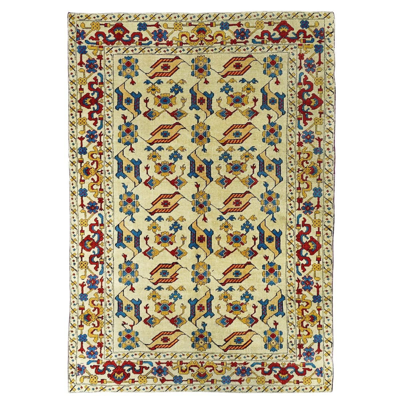 Antique Tuduk Rug 4'1'' x 6'2'' For Sale