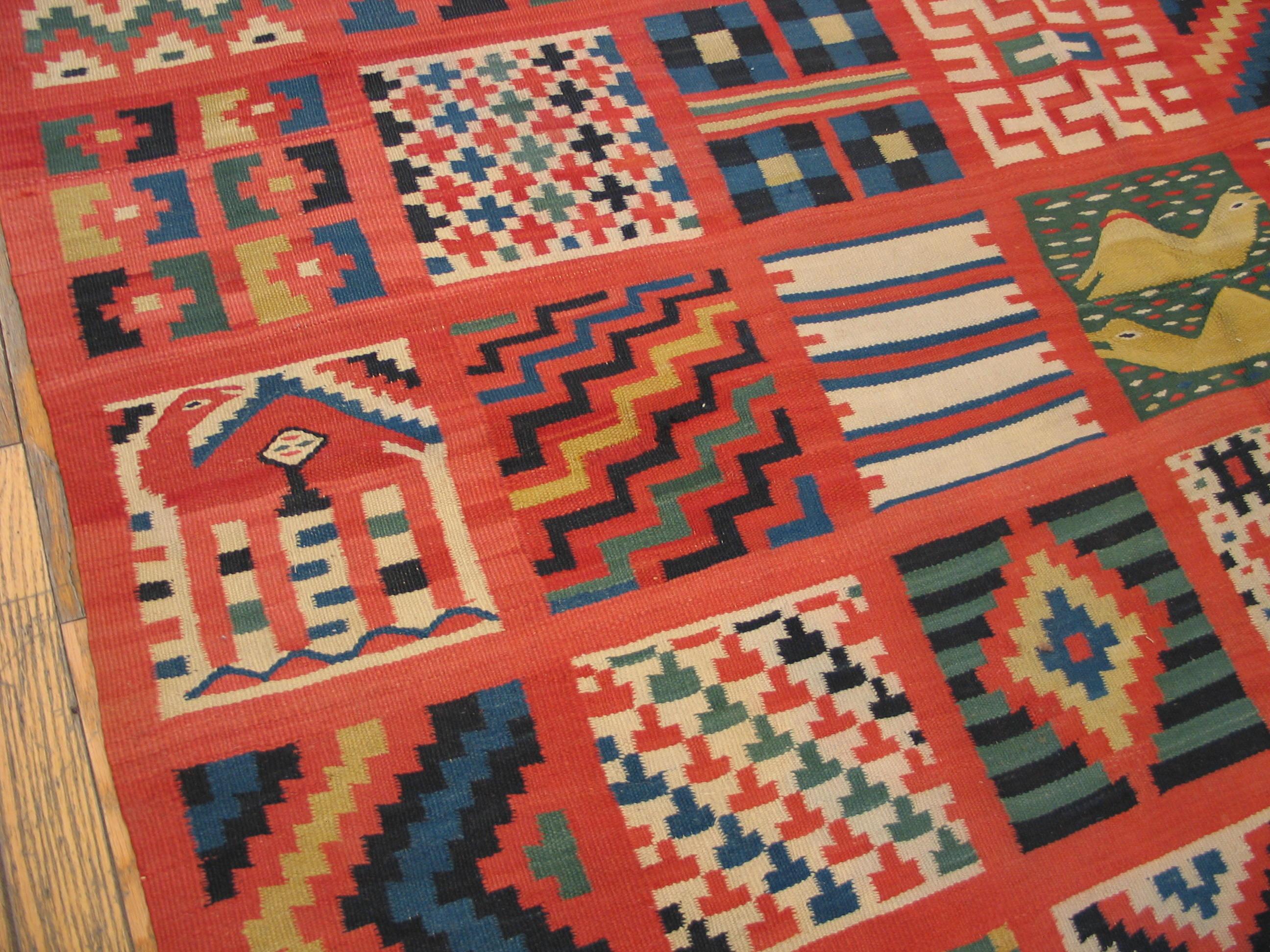 Late 19th Century Tunisian Gafsa Carpet ( 5'9