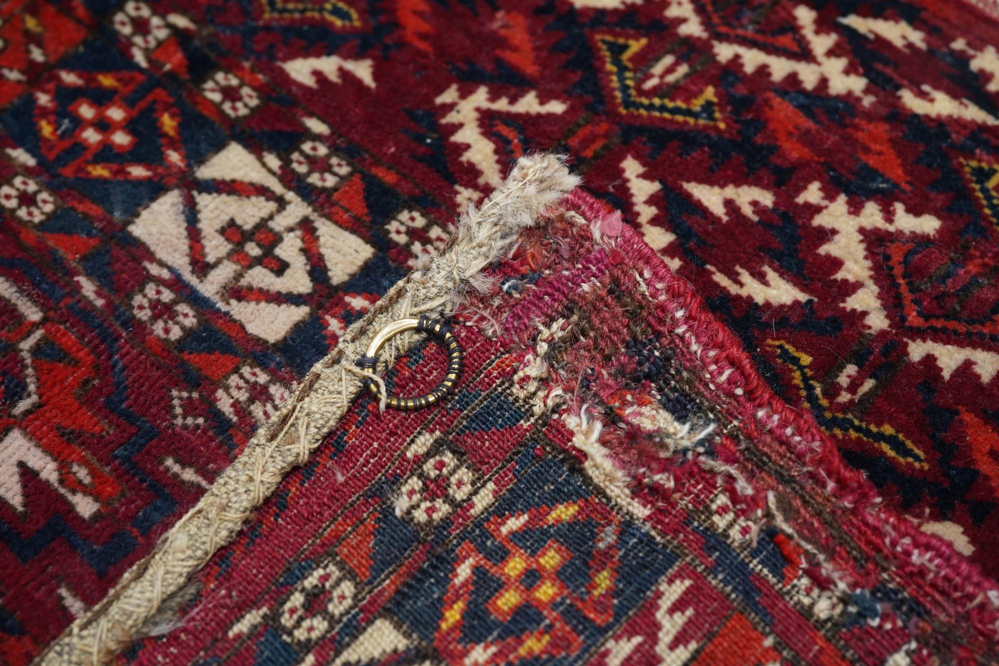 Antique Turkeman Rug For Sale 5