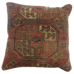 Coussin de tapis Turkeman ancien