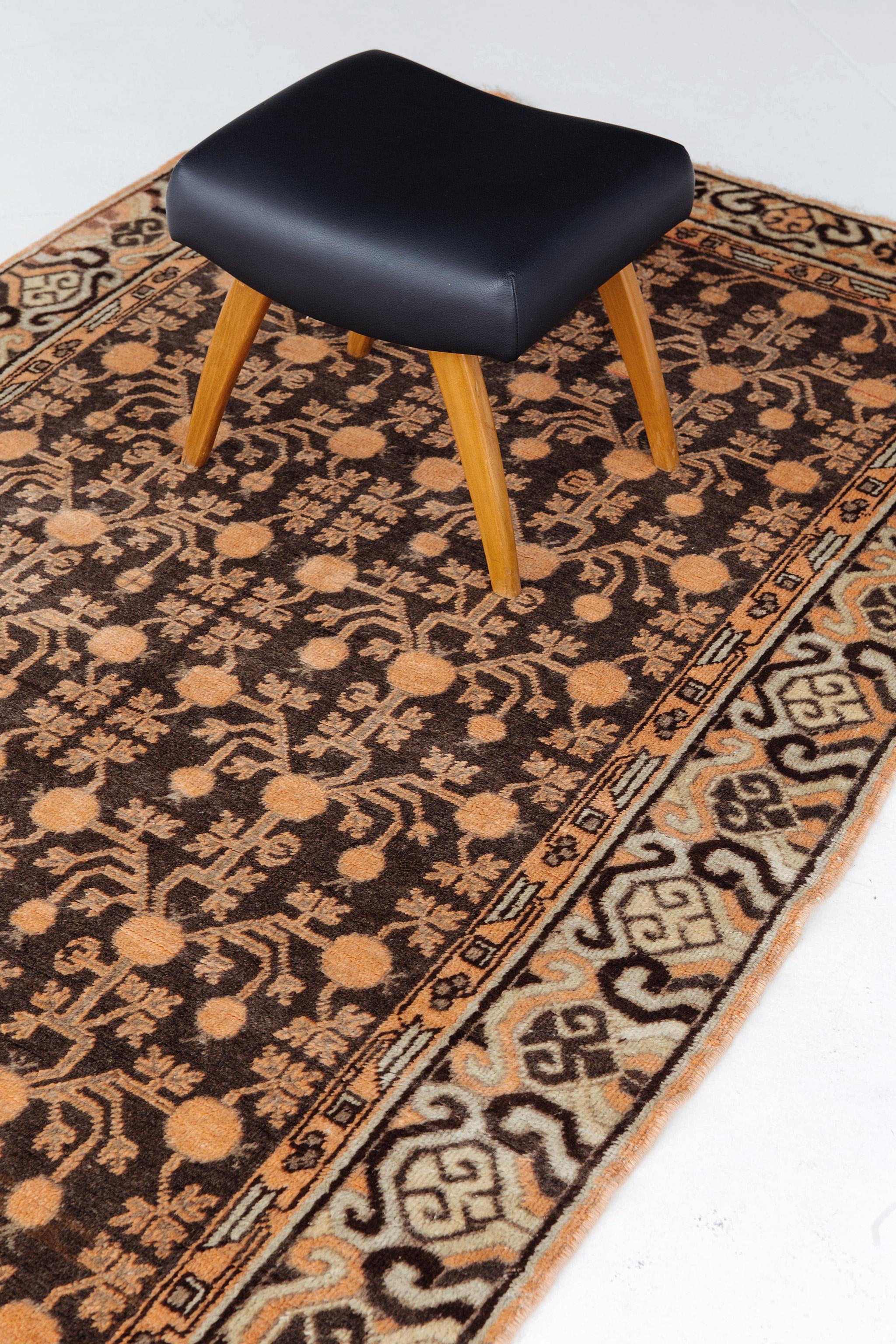 Turc Tapis antique du Turkestan Khotan en vente