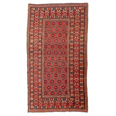 Antique Turkestan Oriental Rug, Beshir Design