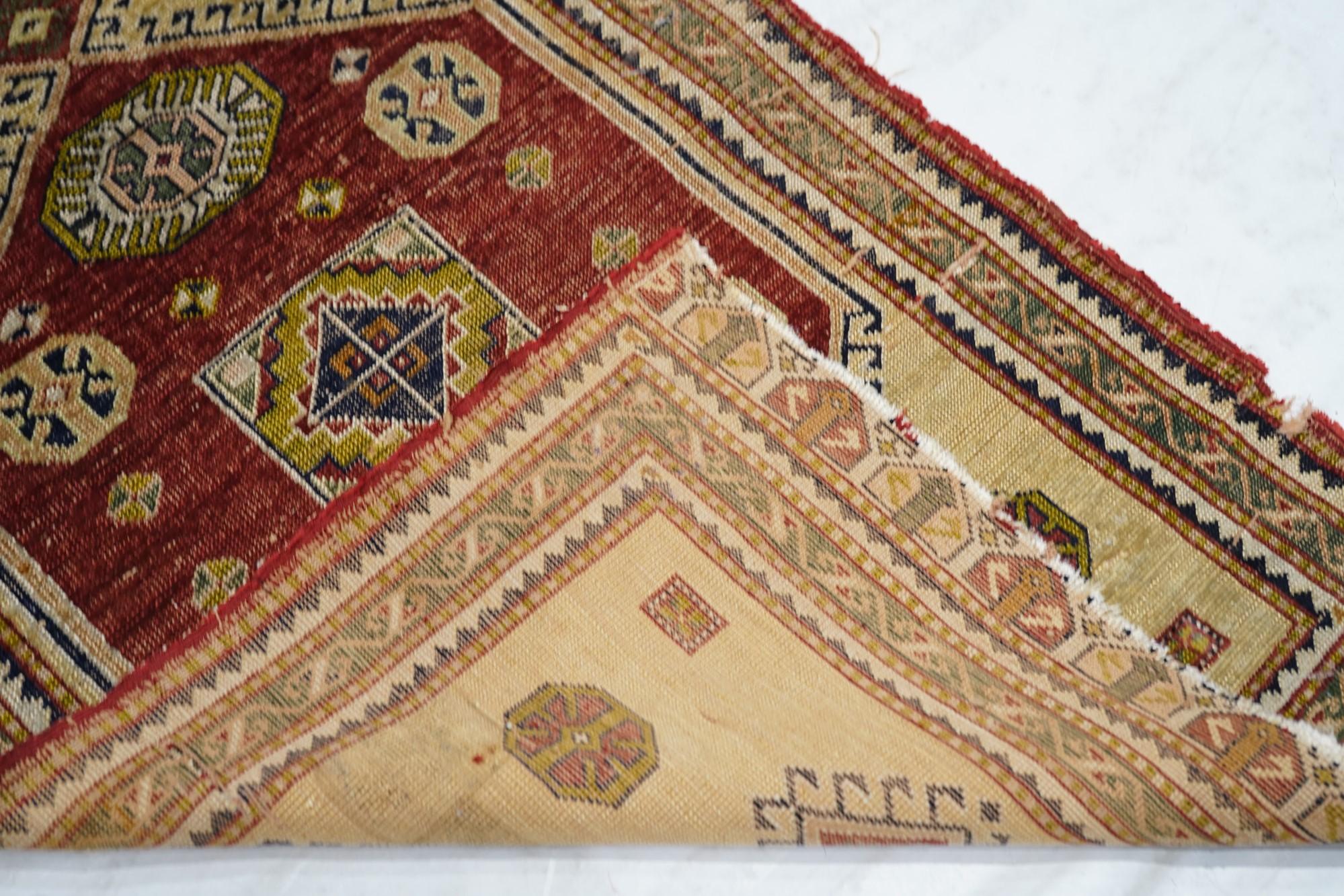 Antique Turkish Anatolian Rug For Sale 5