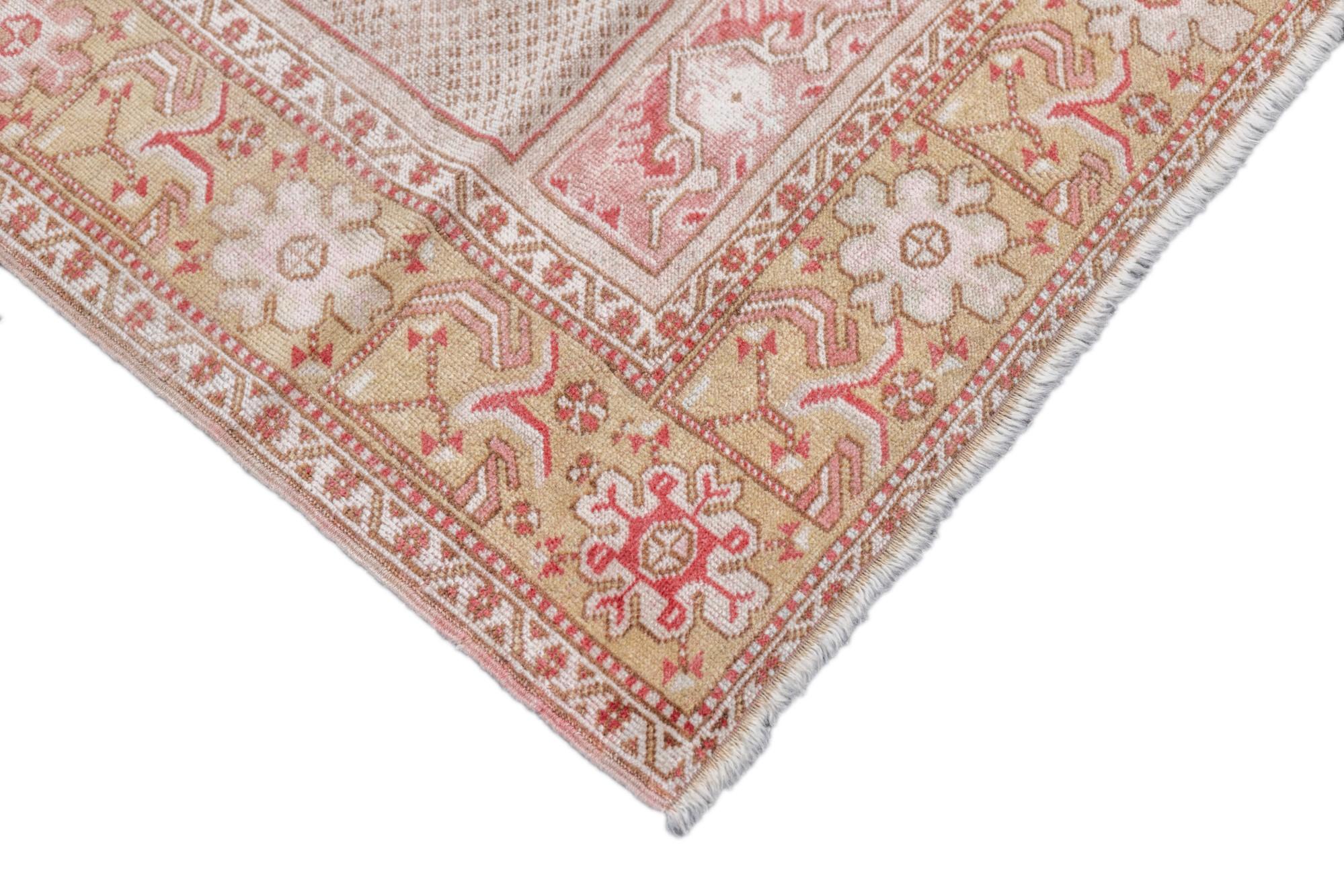 Alfombra antigua turca de Anatolia 3'4'' x 5'3'' Turco en venta