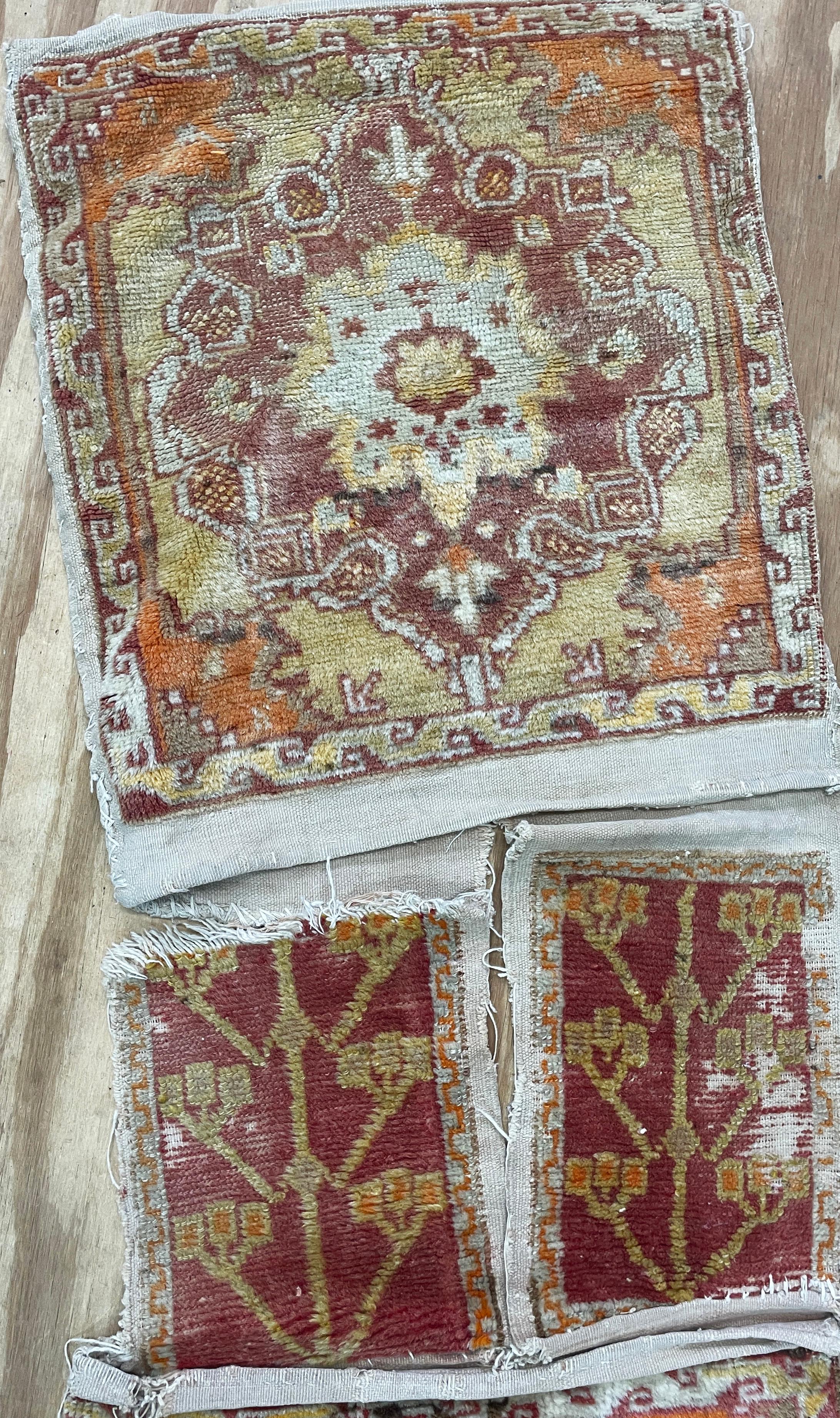 19th Century Antique Turkish Anatolian Saddle Bag, AS IS For Sale