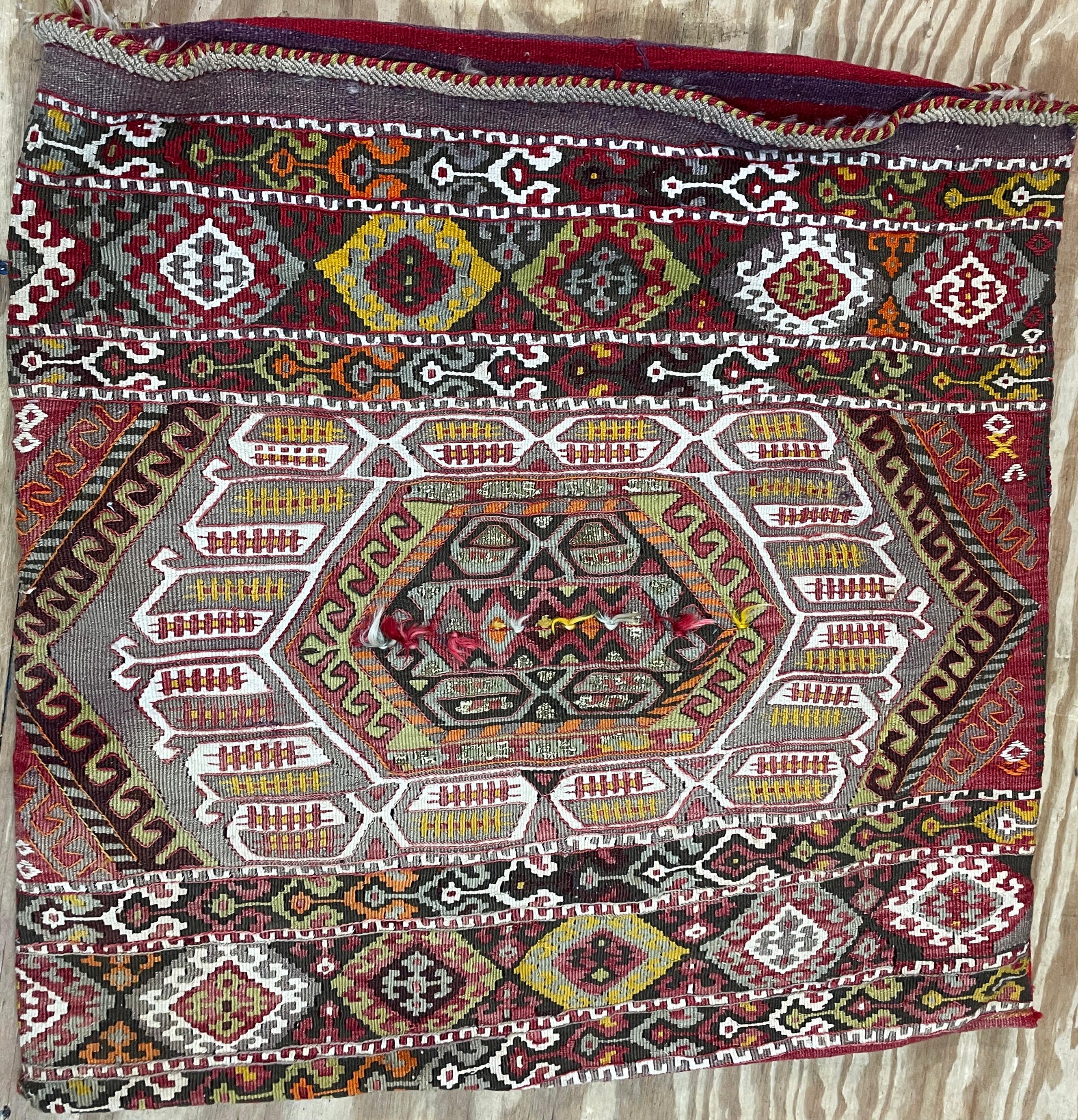 Antique Turkish Anatolian Saddle Bag For Sale 1