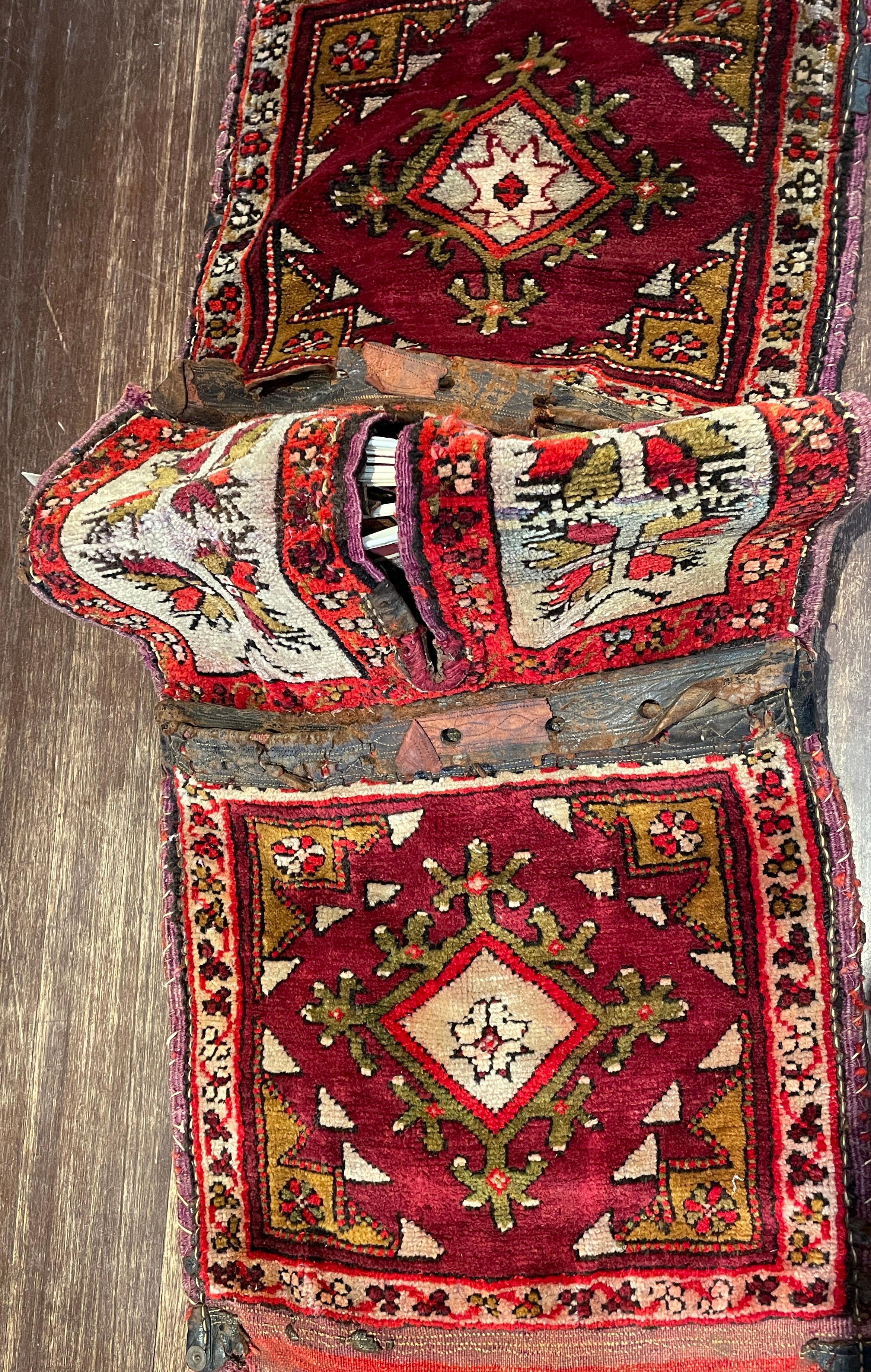 Antique Turkish Anatolian Saddle Bag, Possible Eighteen century For Sale 2