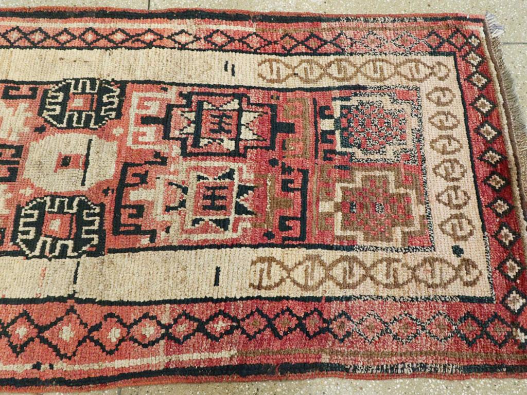 Laine Ancien tapis tribal turc d'Anatolie antique en vente