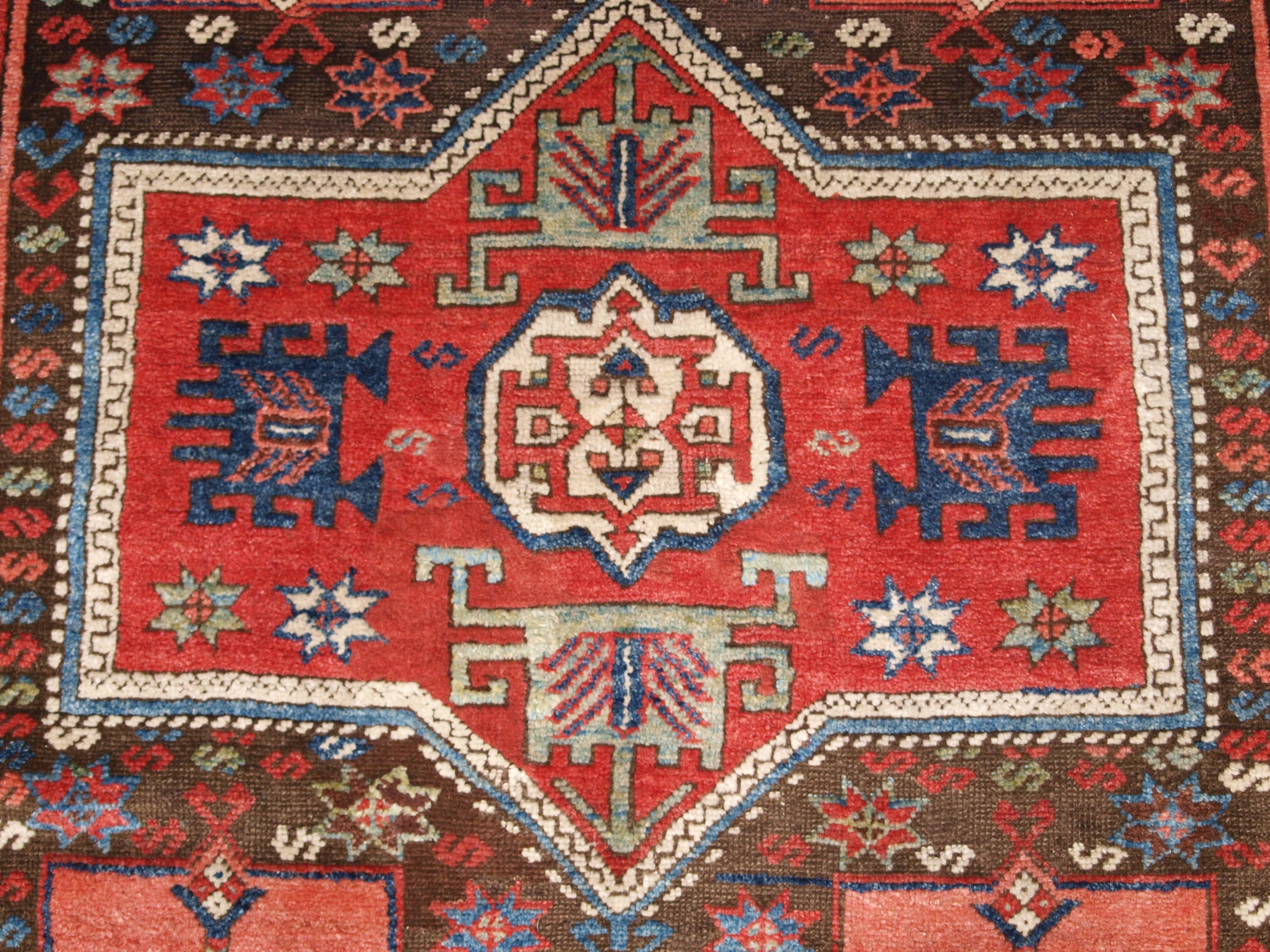 Antique Turkish Antep Rug of Scarce Design For Sale 3