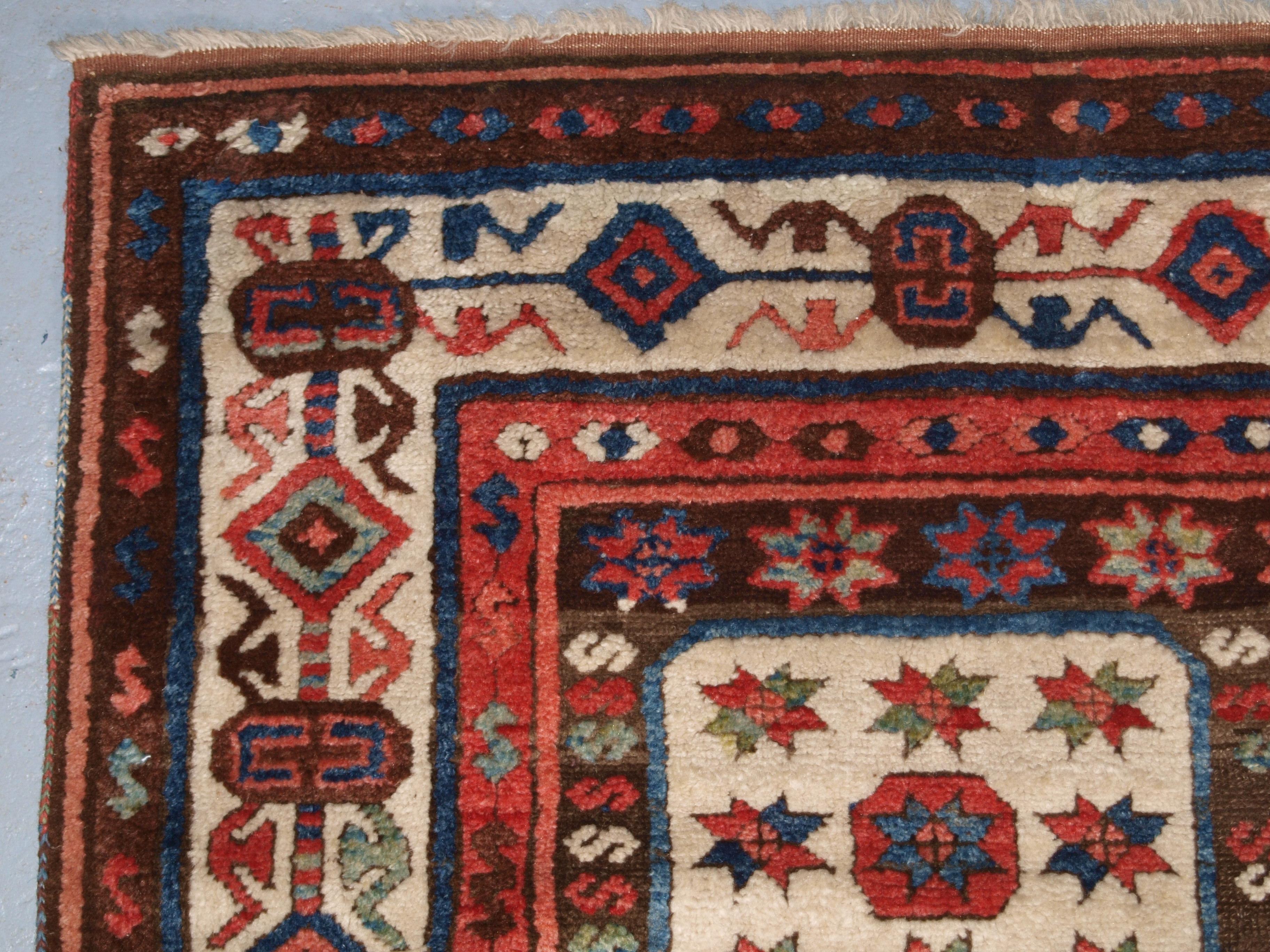 19th Century Antique Turkish Antep Rug of Scarce Design For Sale
