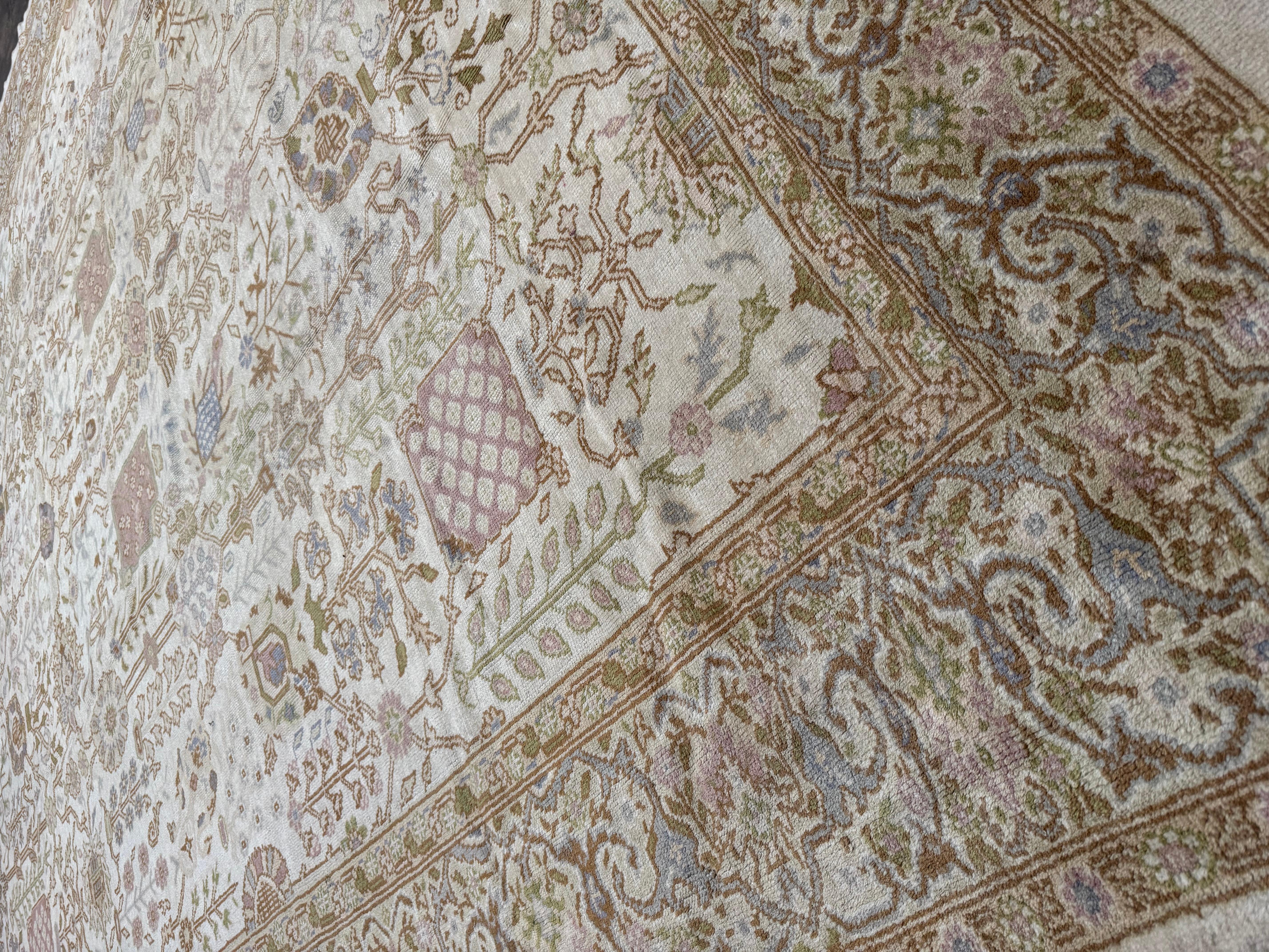 Tappeto Barlou turco antico - 14'6