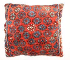 Zabihi Collection Antique Turkish Bergama Large Floor Pillow