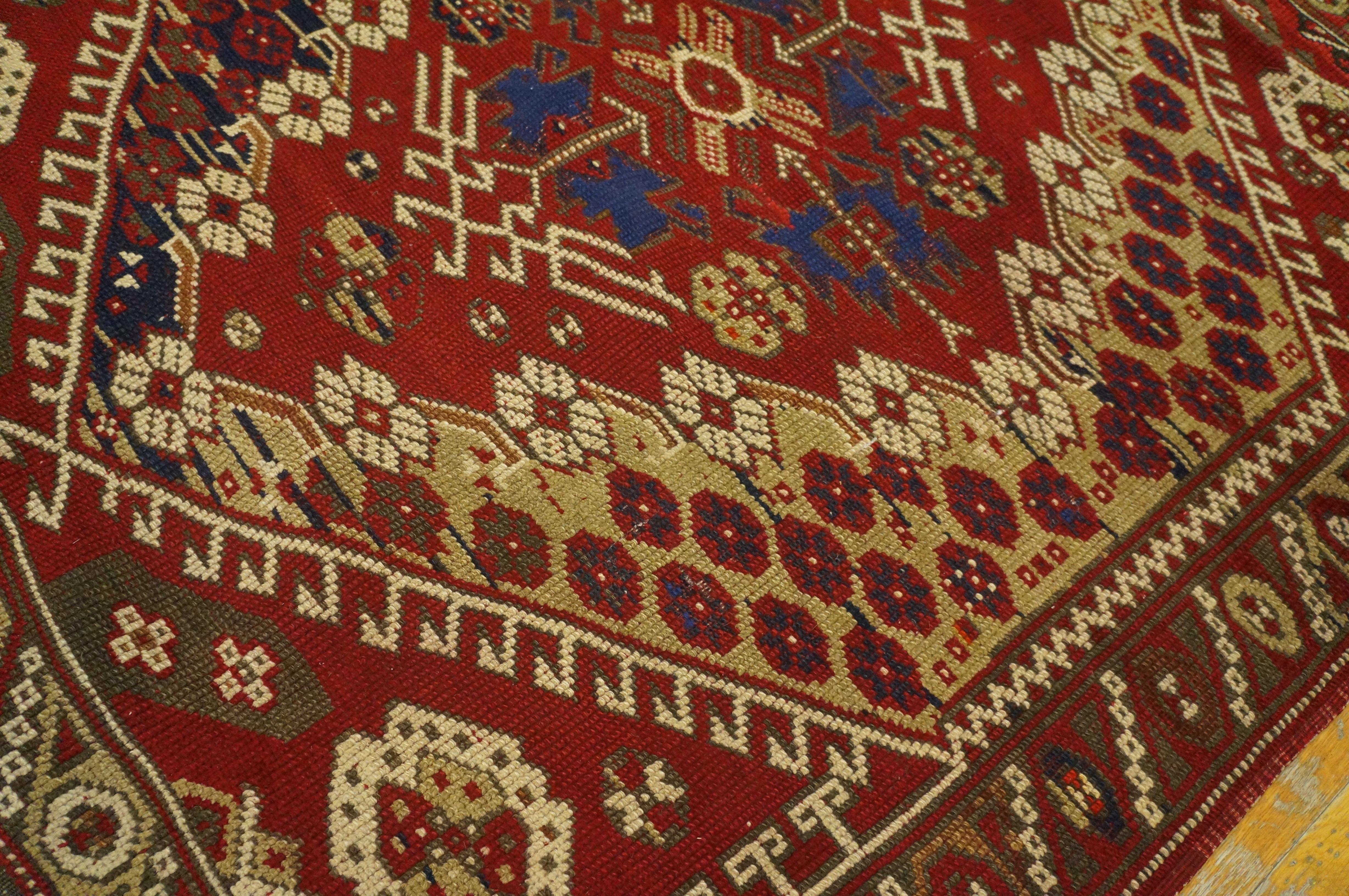 Hand-Knotted Antique Turkish, Bergama Rug For Sale