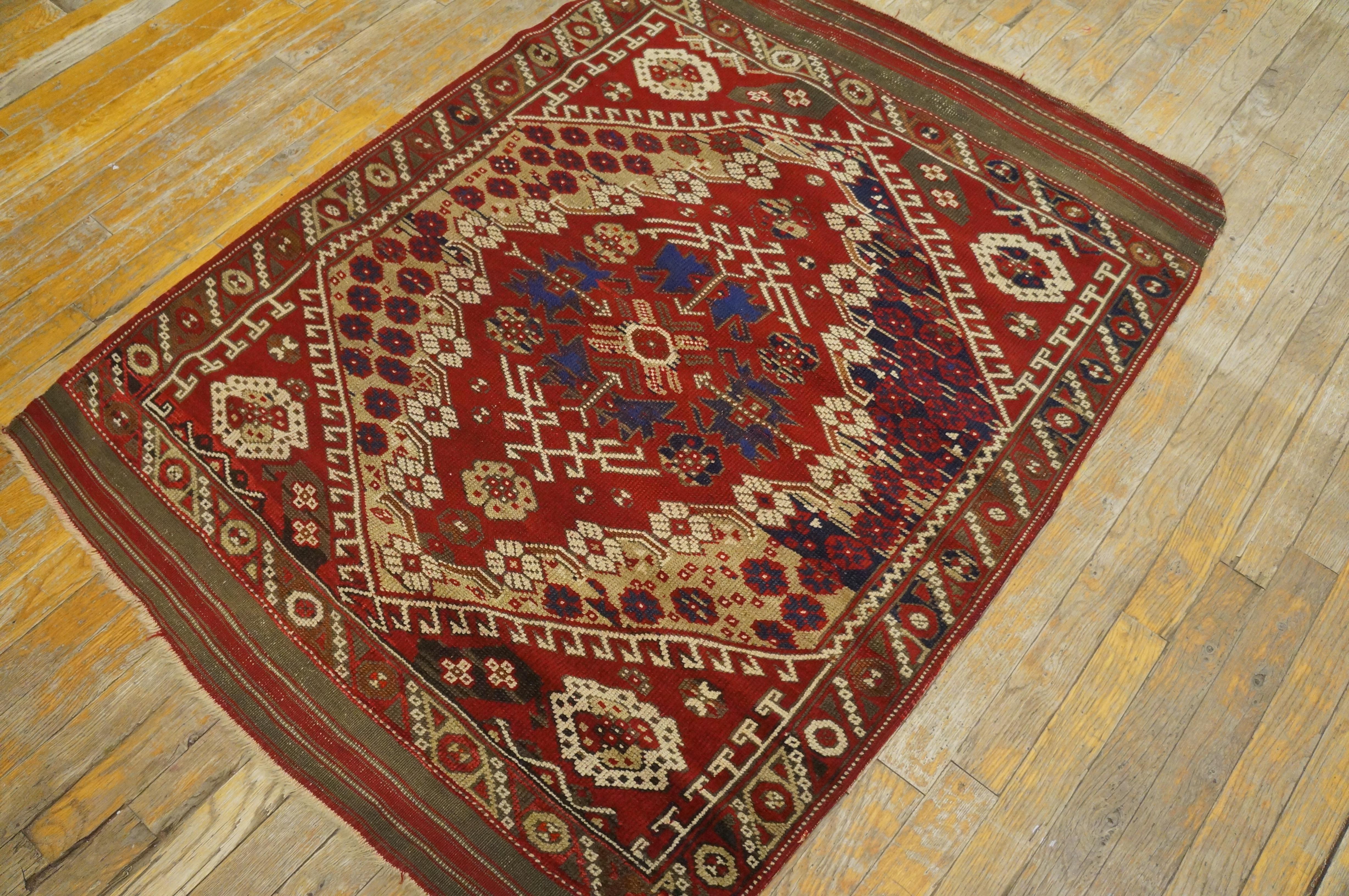 Early 20th Century Antique Turkish, Bergama Rug For Sale