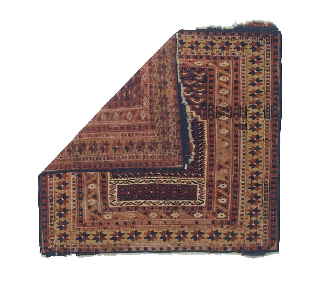 Tapis antique turc Bergama 3'5