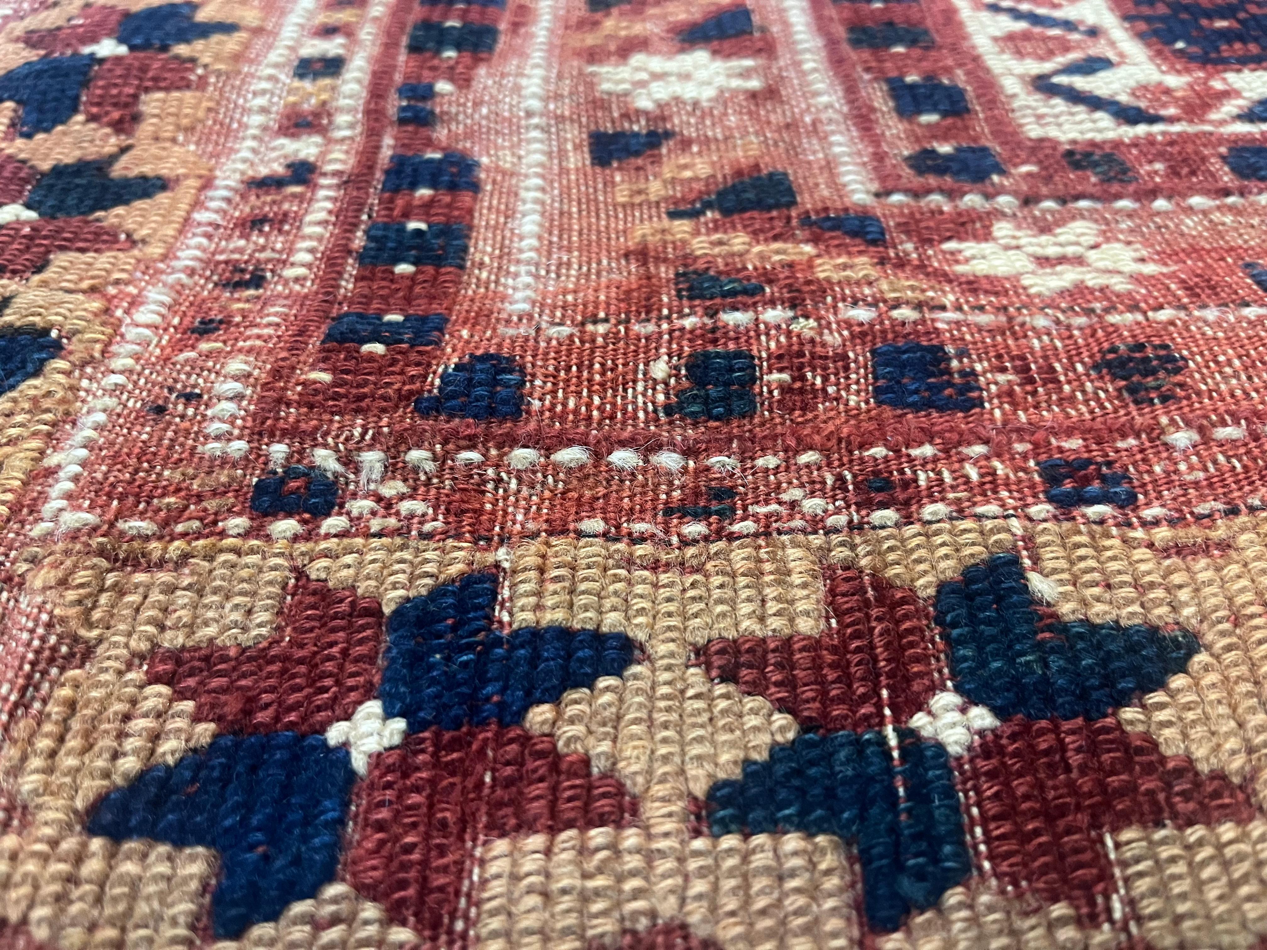 Laine Tapis turc antique Bergama 3'5