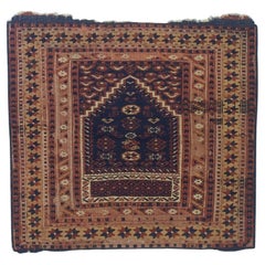 Tapis turc antique Bergama 3'5" x 3'6"