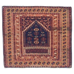 Antique Turkish Bergama Rug 3'5" x 3'6"
