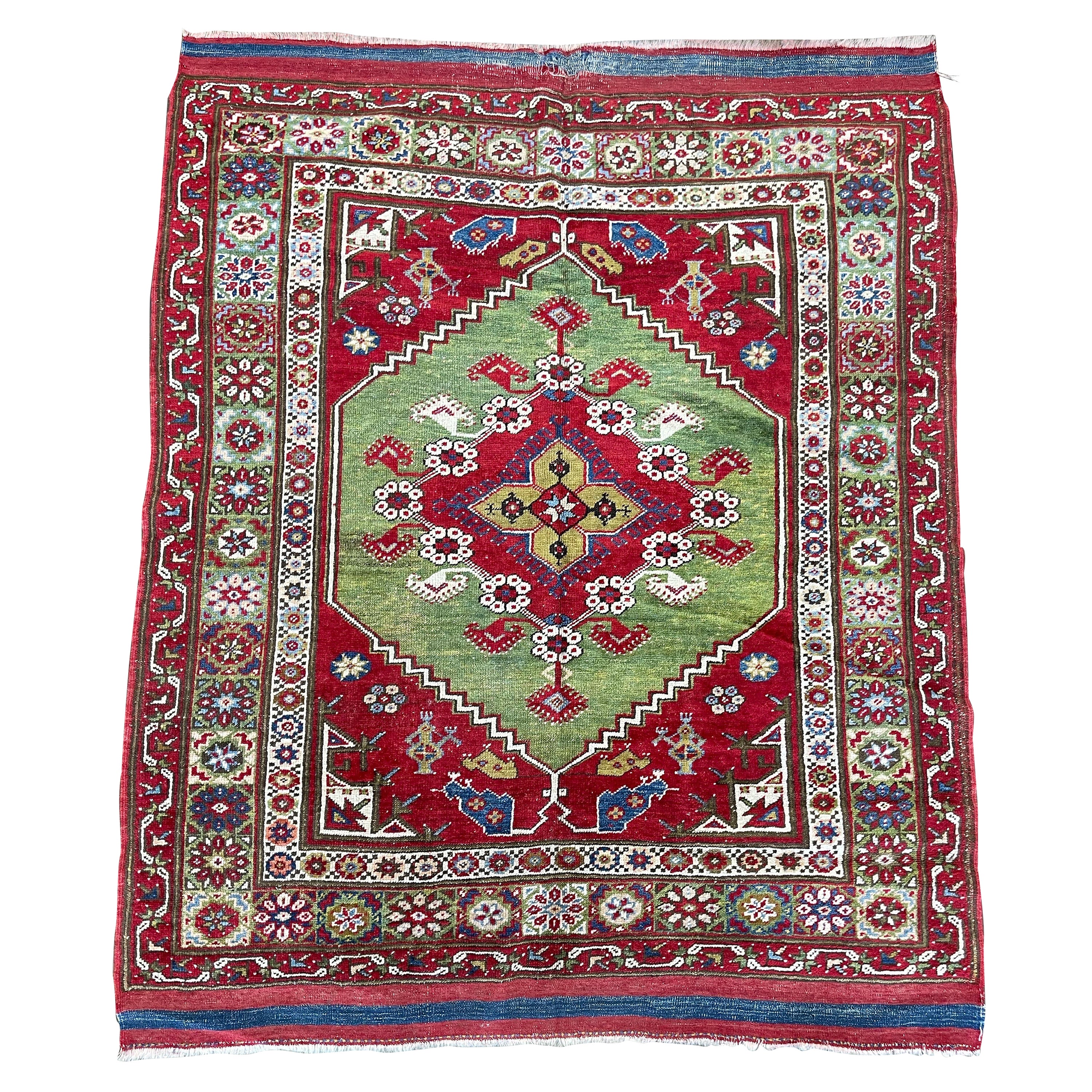 Antico tappeto turco Bergama, 1920 circa