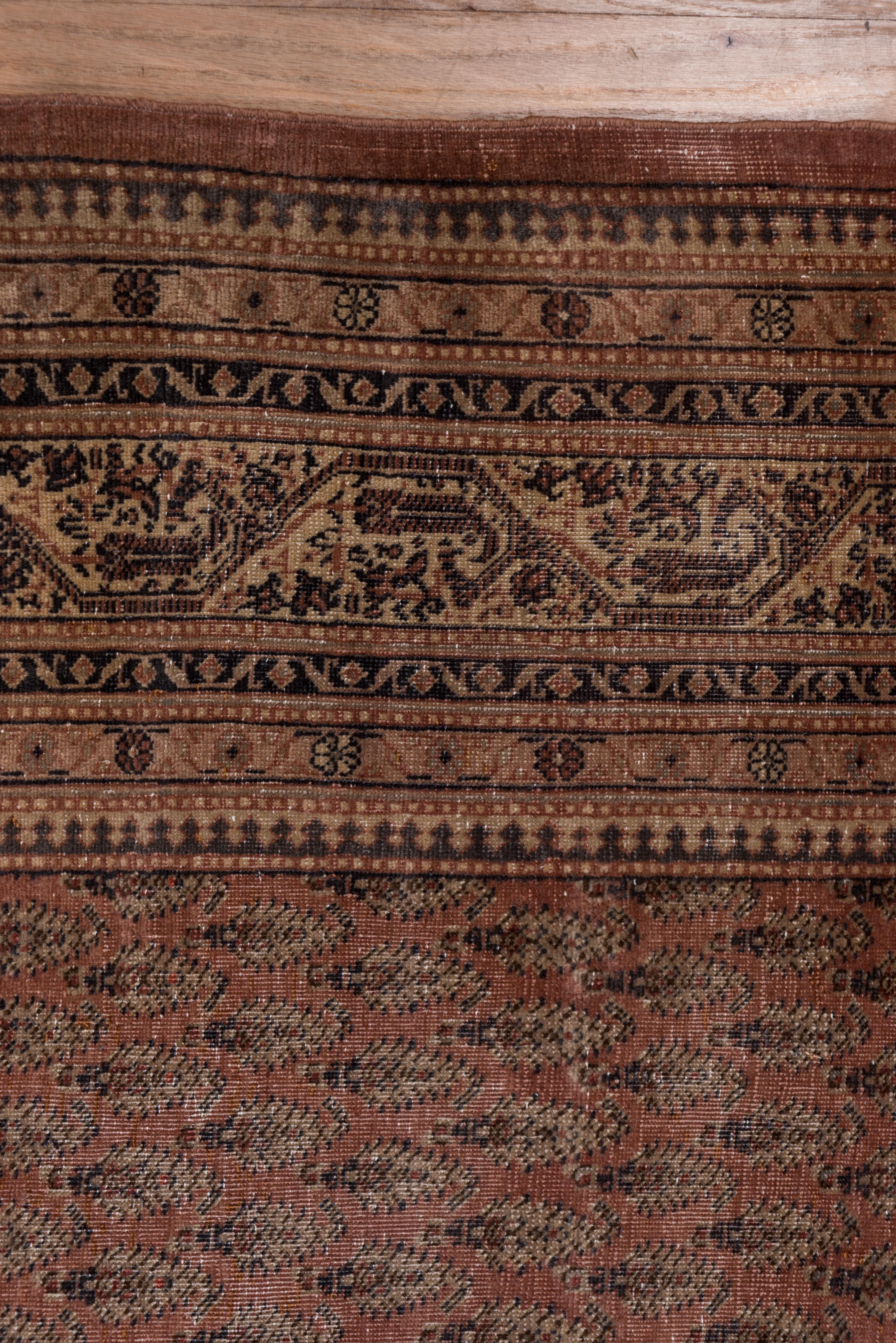 Antique Turkish Brown Sivas Carpet, circa 1930s In Good Condition In New York, NY