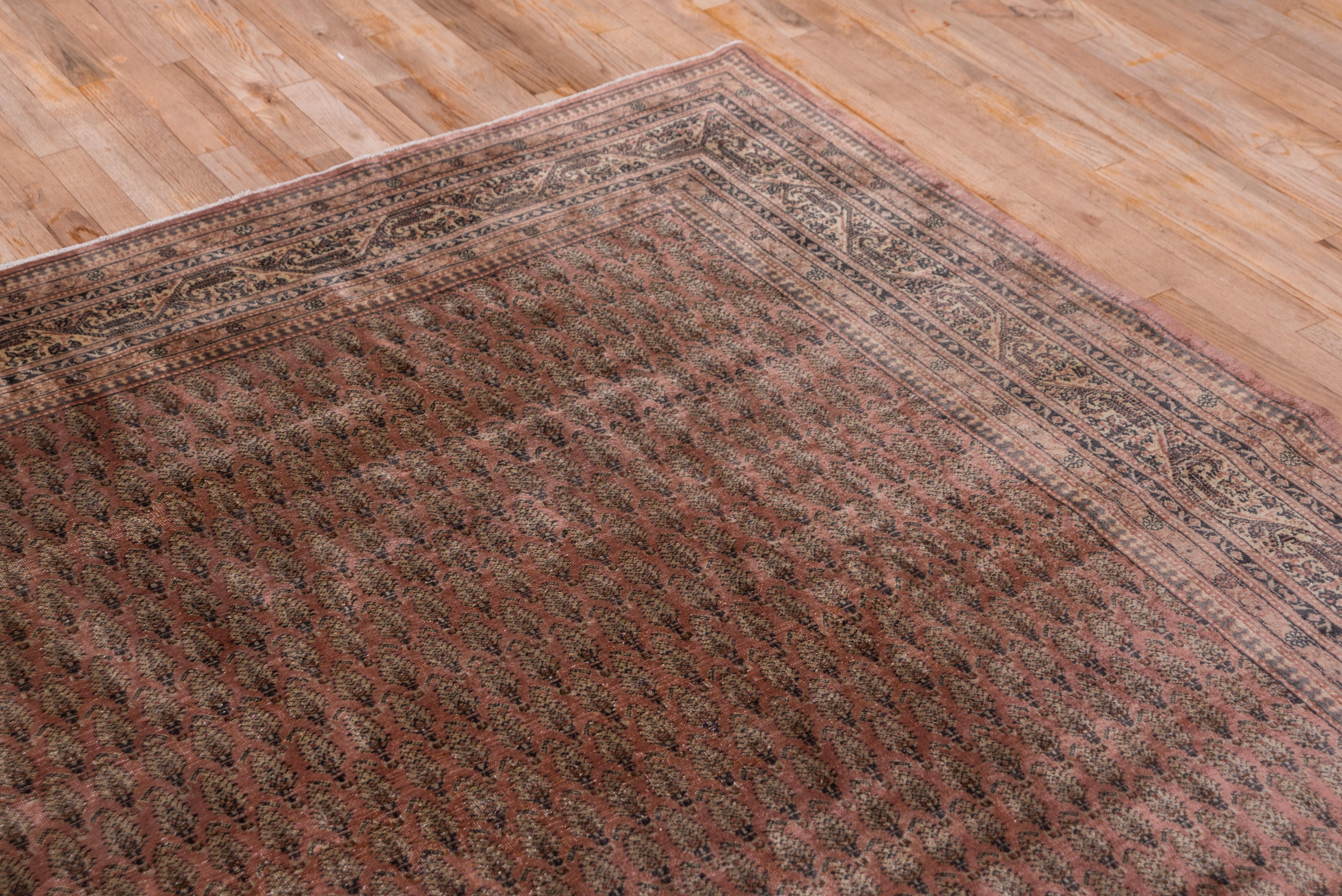 Wool Antique Turkish Brown Sivas Carpet, circa 1930s