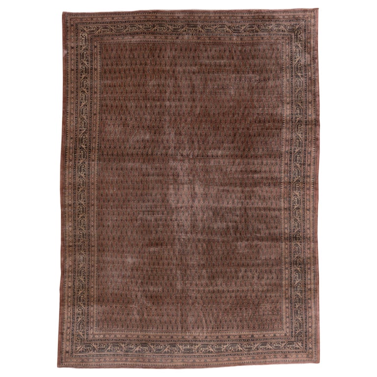 Antique Turkish Brown Sivas Carpet, circa 1930s at 1stDibs