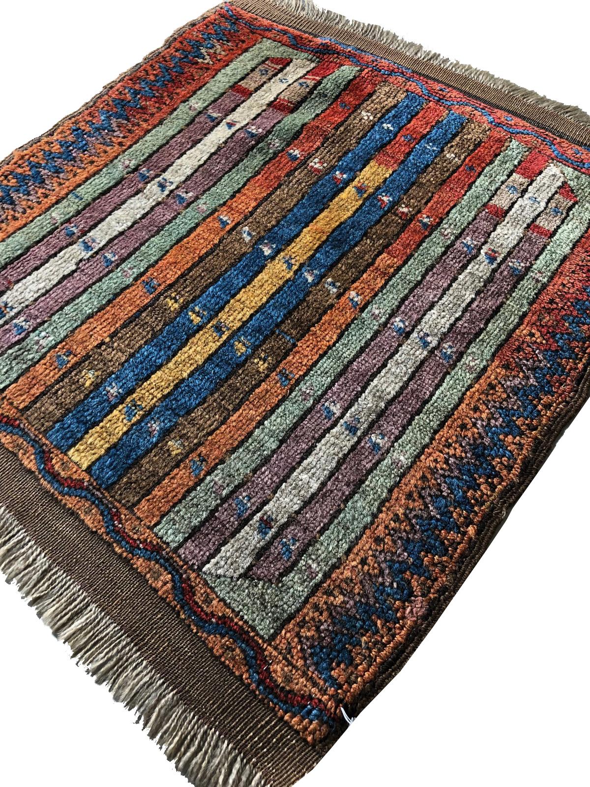 Noué à la main Tapis de collection turc ancien Yastic Collector turc Hereke 2x2 1900 en vente