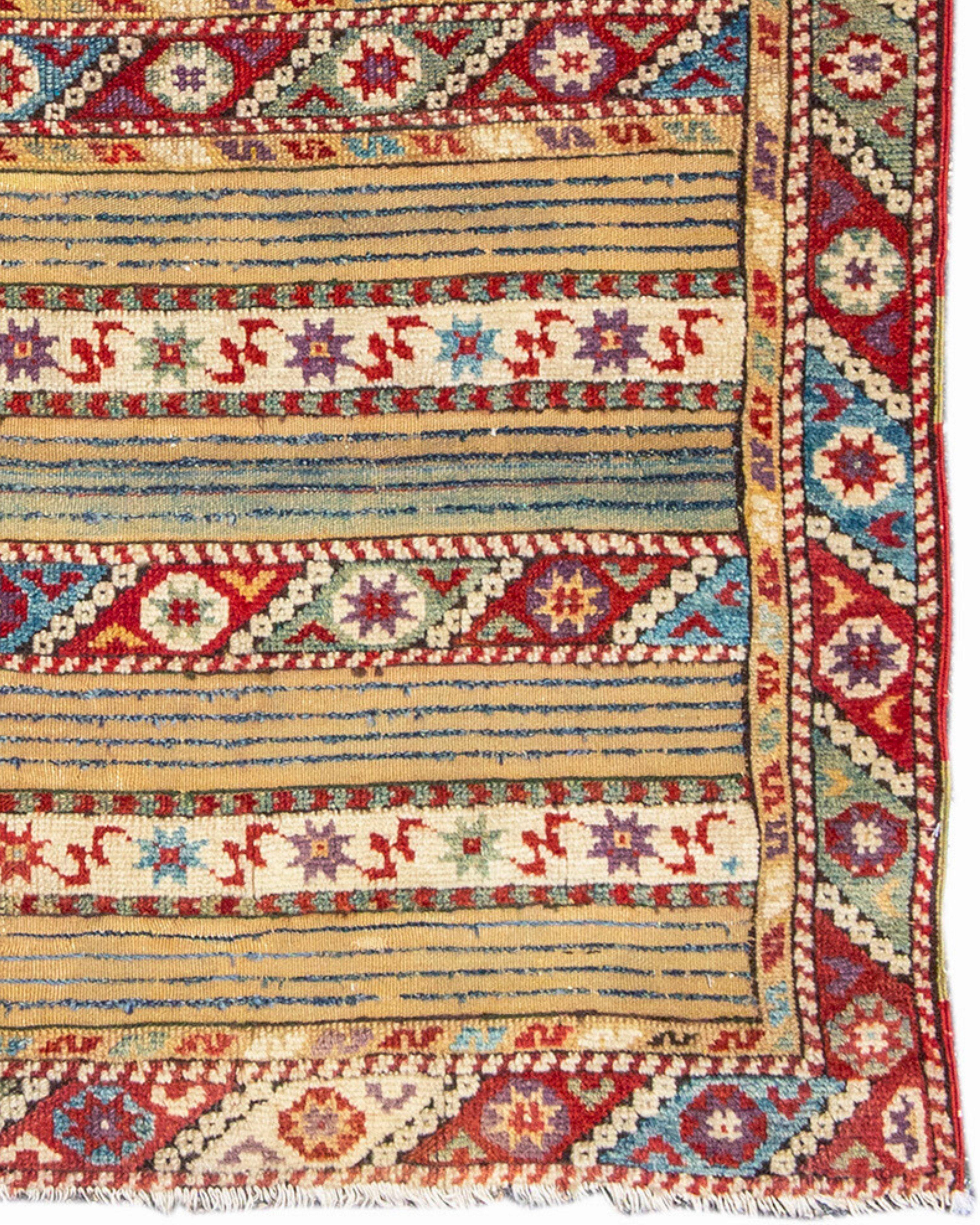 Wool Antique Turkish Dazghiri Rug, 19th Century  For Sale